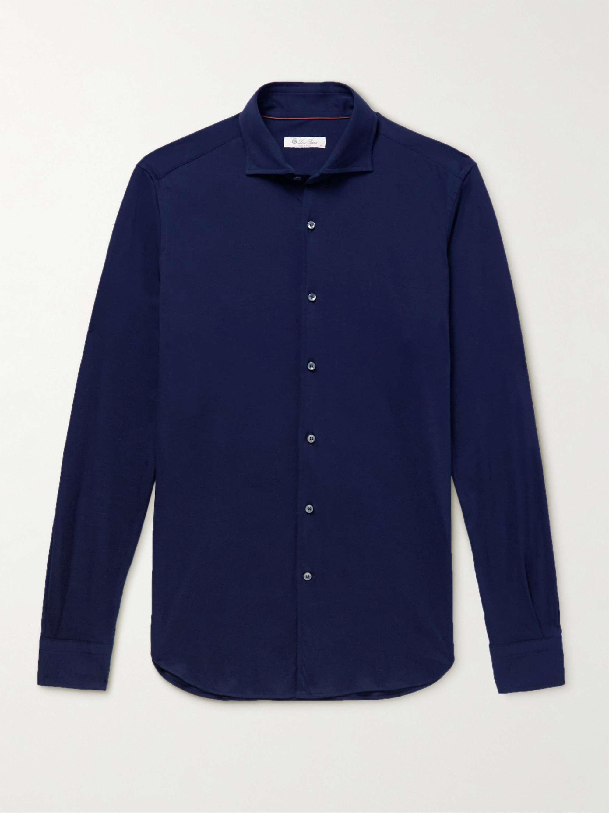 LORO PIANA Andrew Slim-Fit Cotton-Jersey Shirt