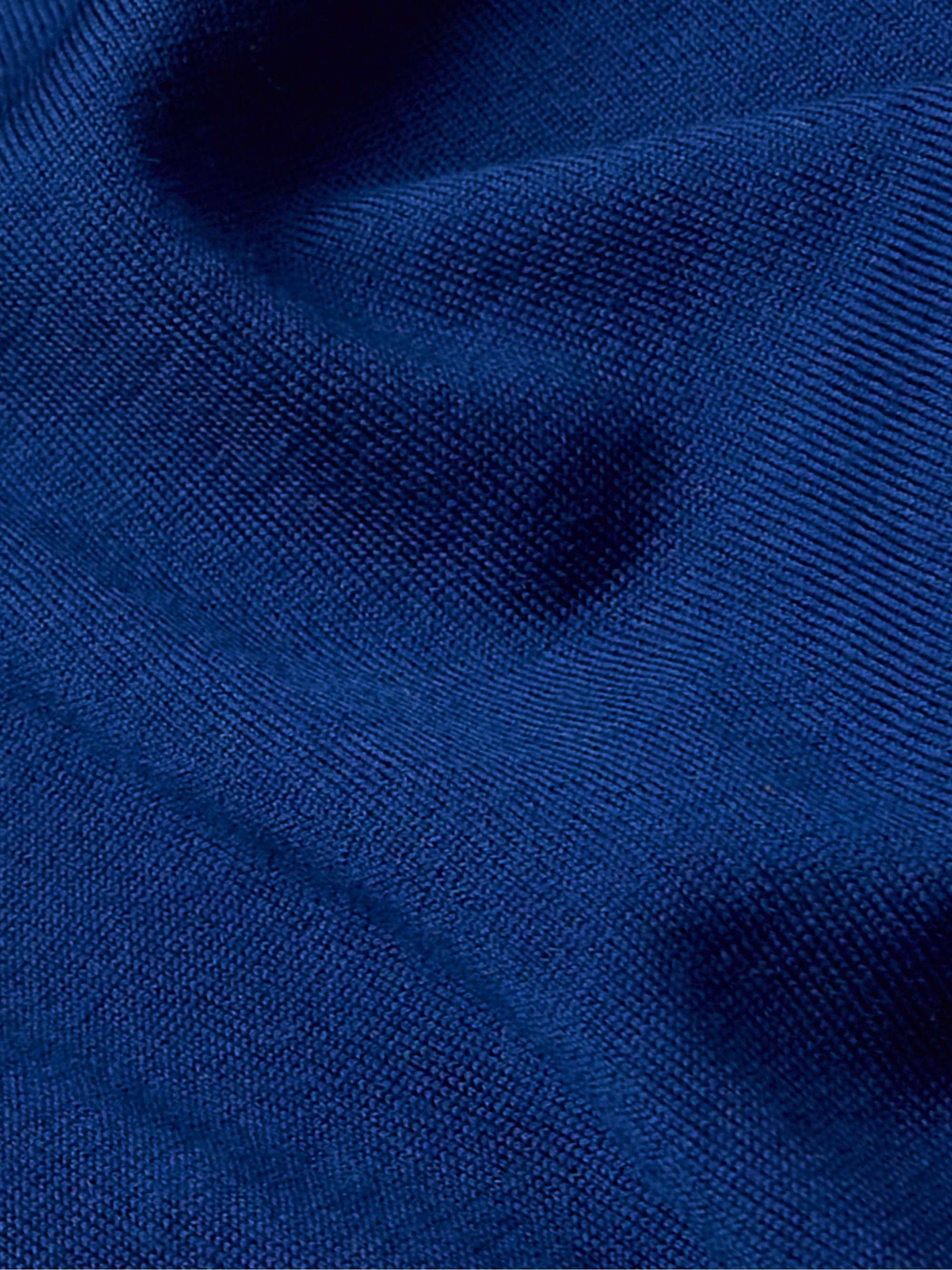 LORO PIANA Slim-Fit Wish Virgin Wool Polo Shirt