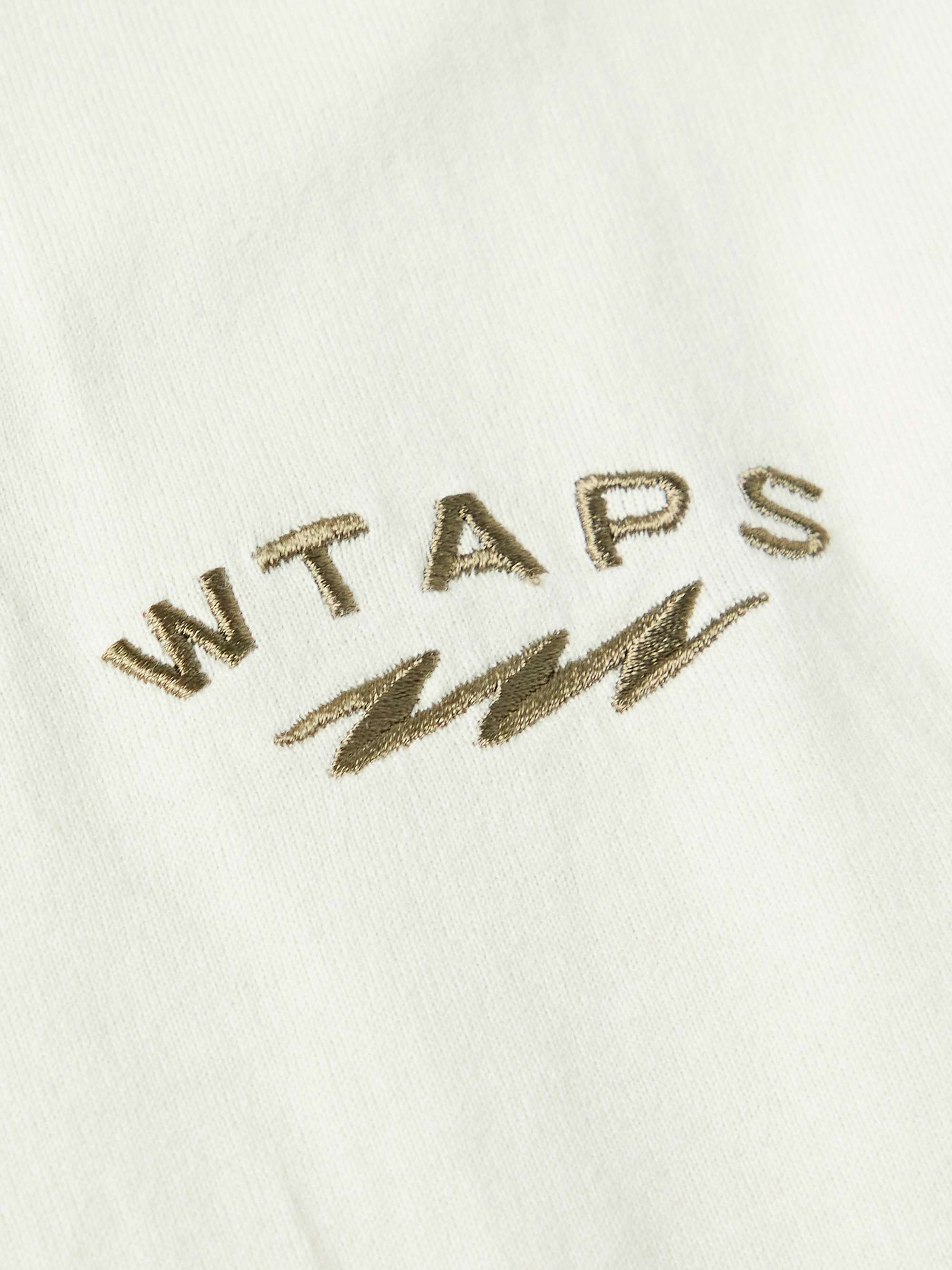 WTAPS Thor Logo-Embroidered Cotton-Jersey T-Shirt