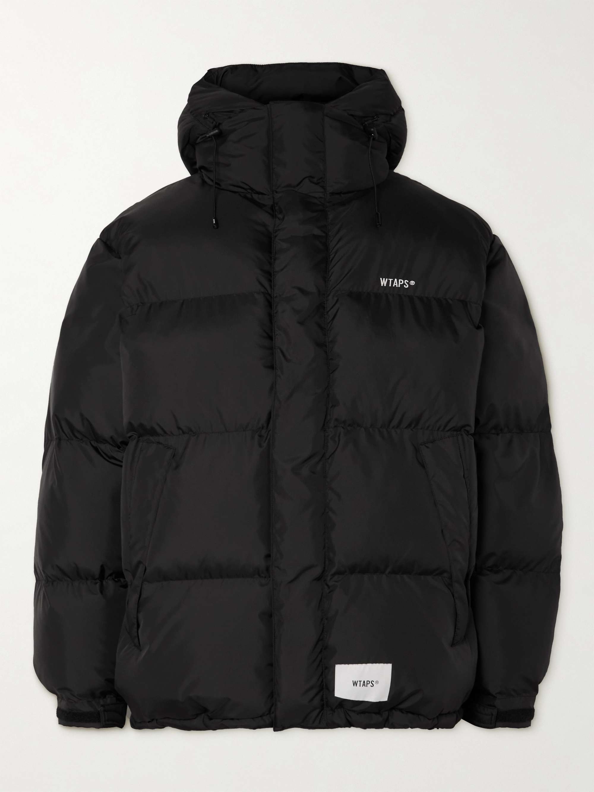 WTAPS Torpor Logo-Embroidered Quilted Padded Ripstop Hooded Jacket