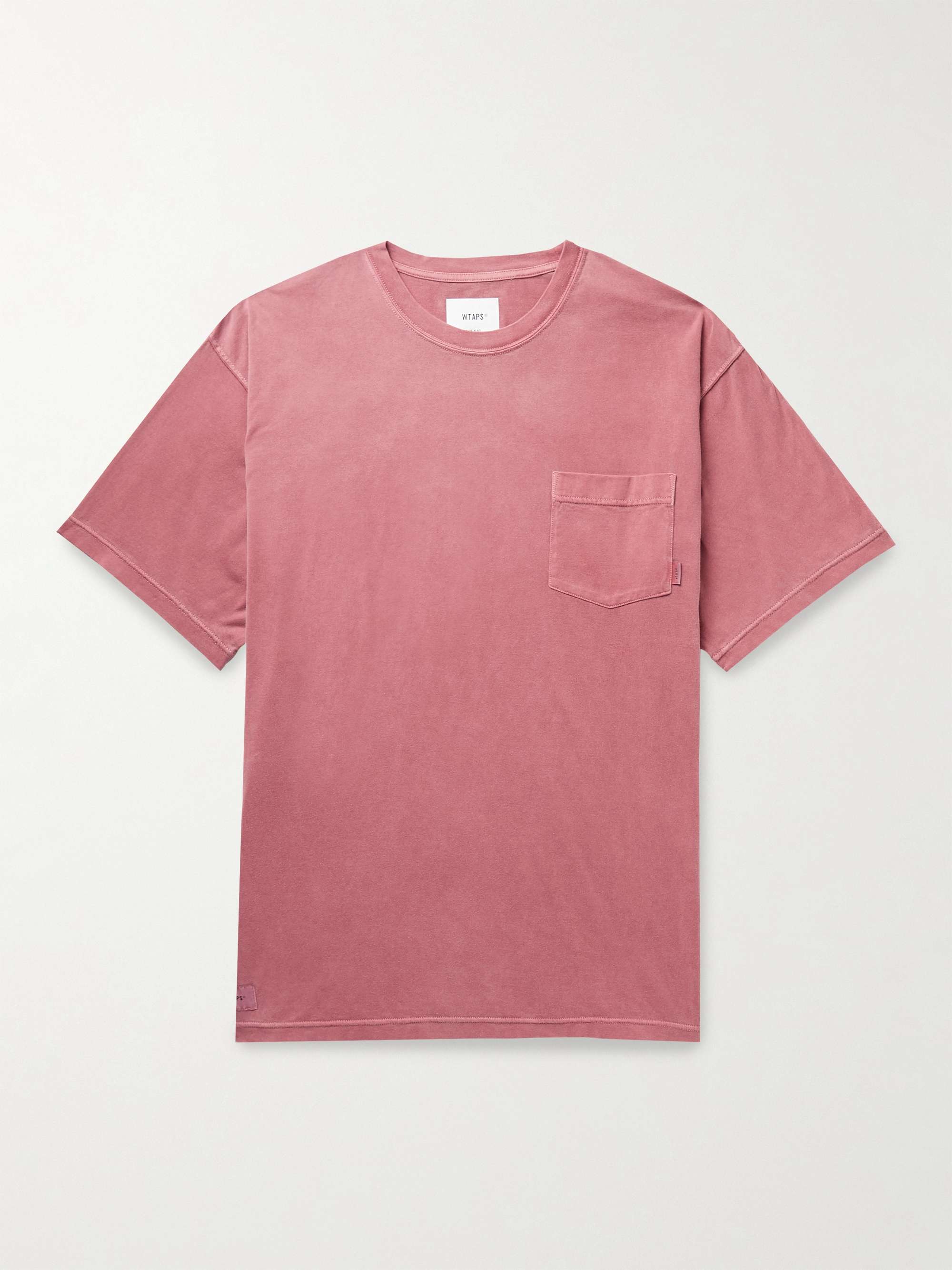 WTAPS Blank Garment-Dyed Cotton-Jersey T-Shirt
