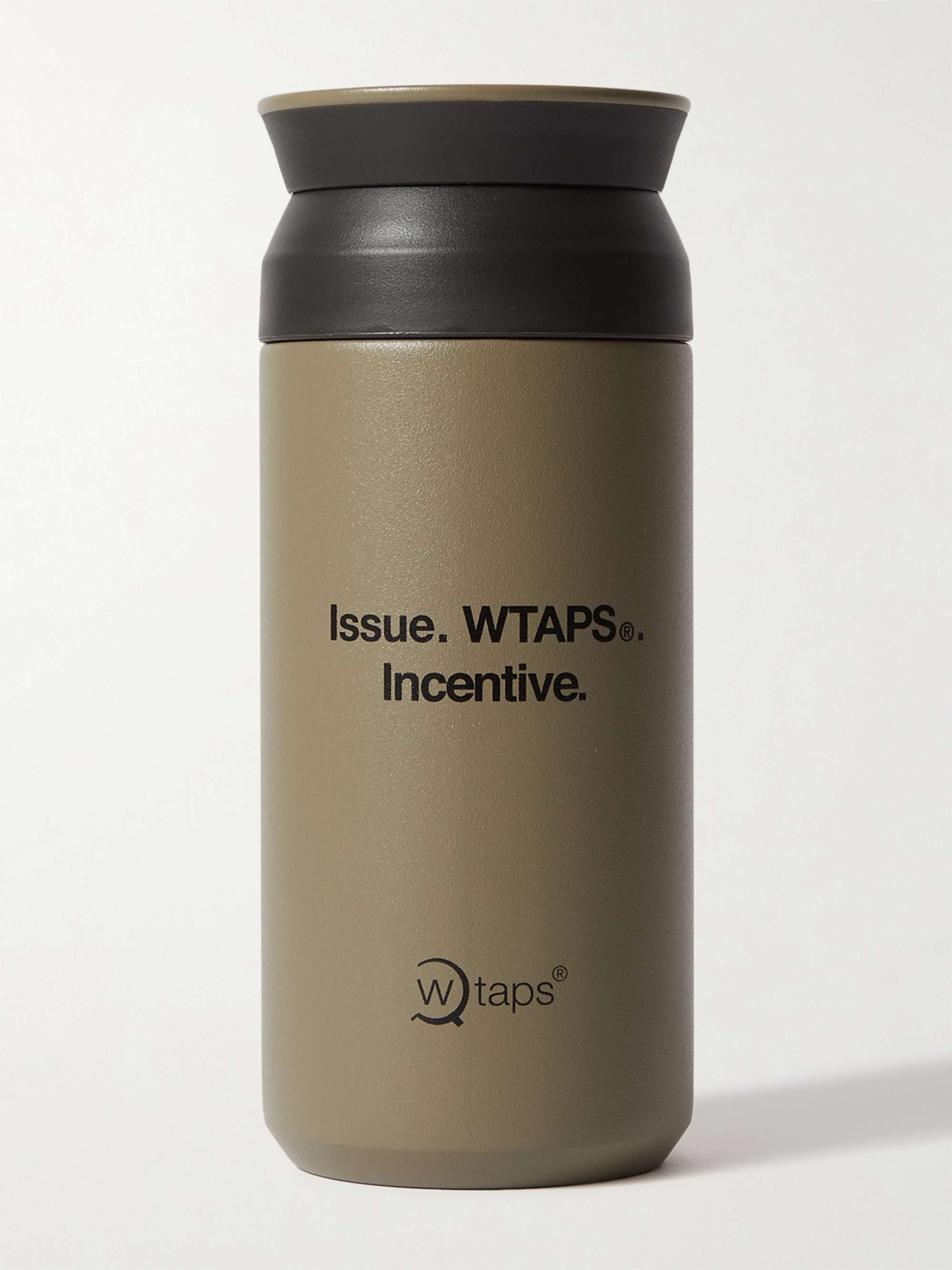 WTAPS Logo-Print Stainless Steel Water Bottle, 350ml