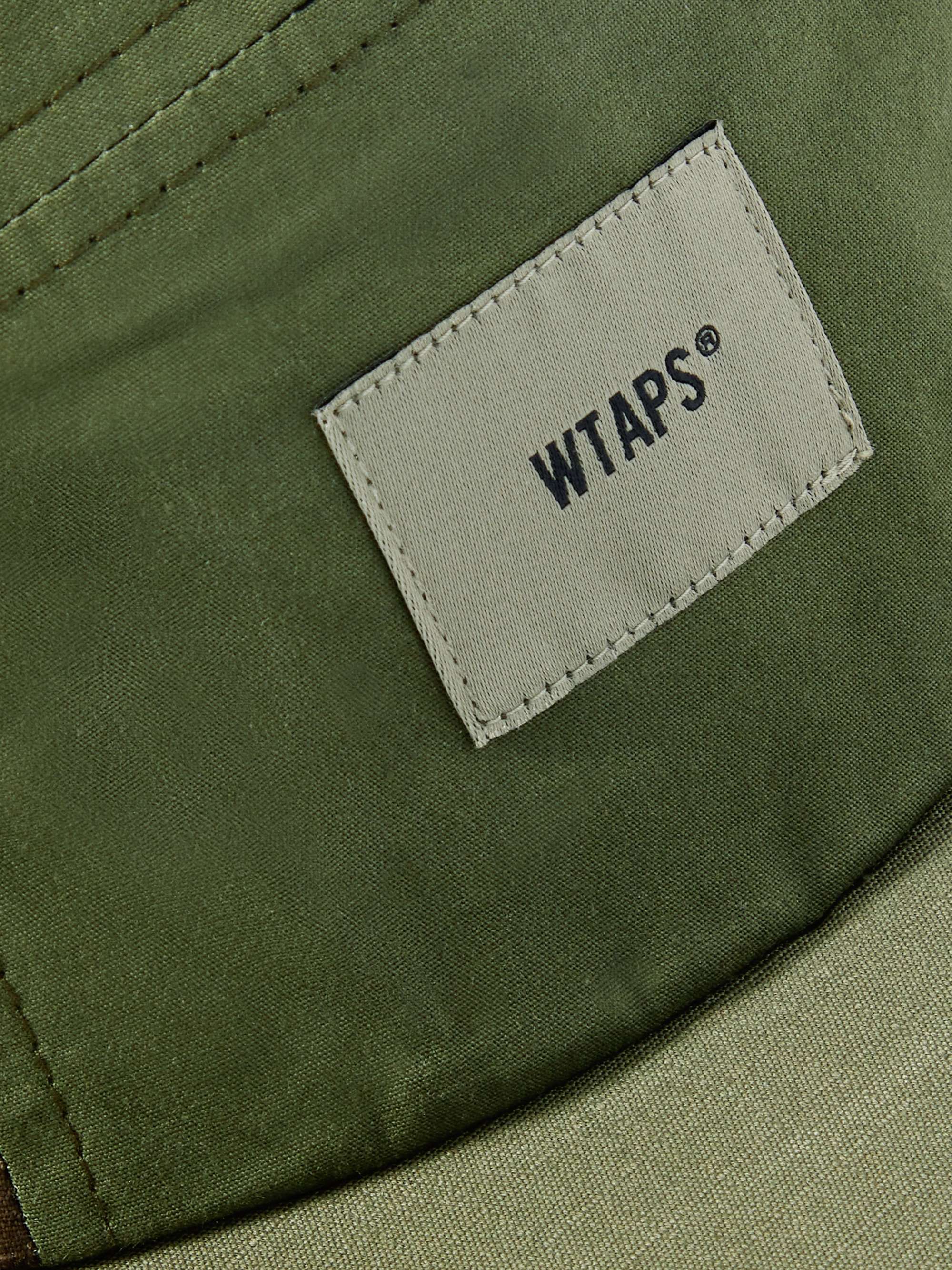 WTAPS Logo-Appliquéd Panelled Camouflage-Print Cotton Baseball Cap