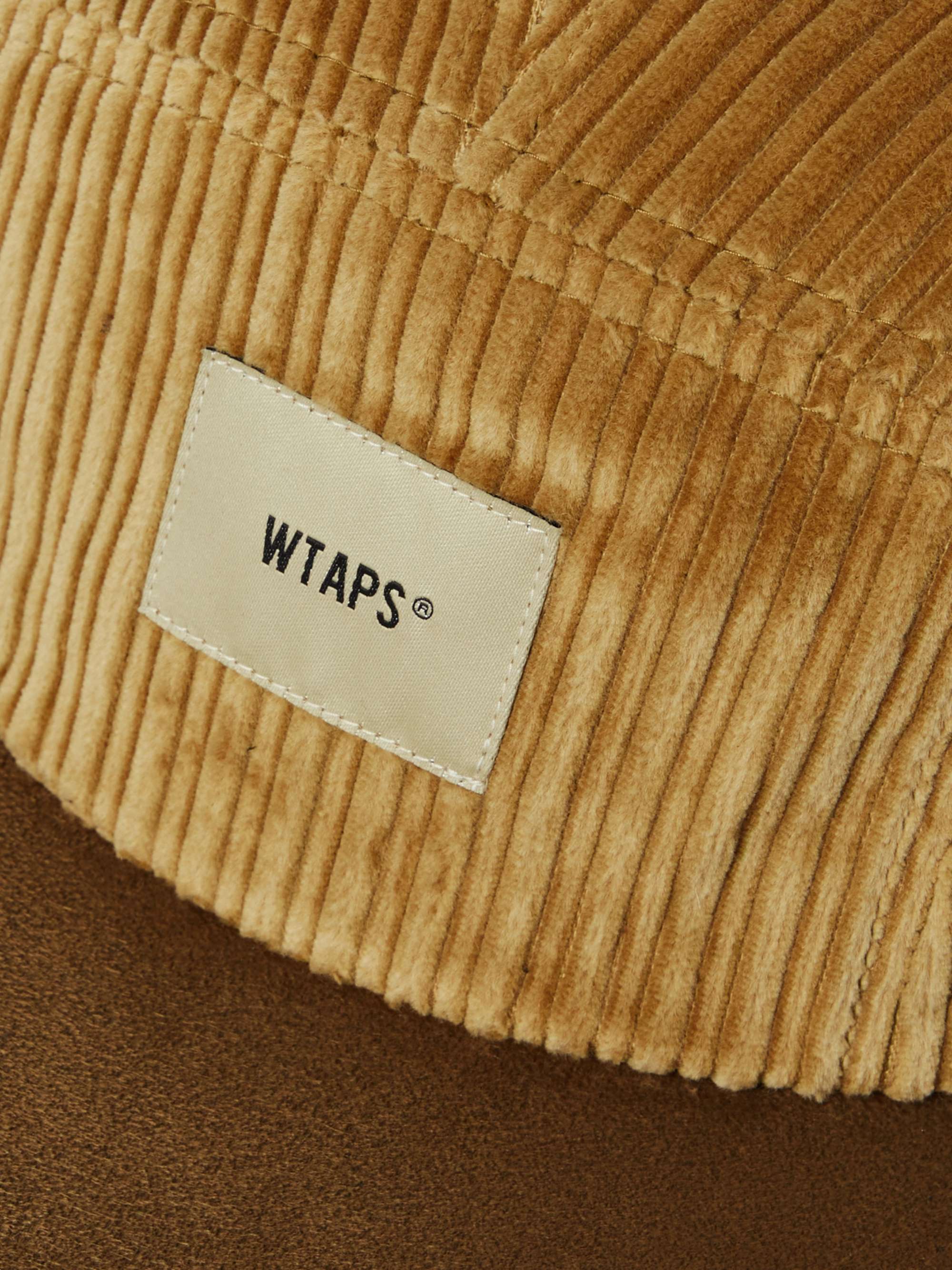 WTAPS Logo-Appliquéd Cotton-Corduroy Cap