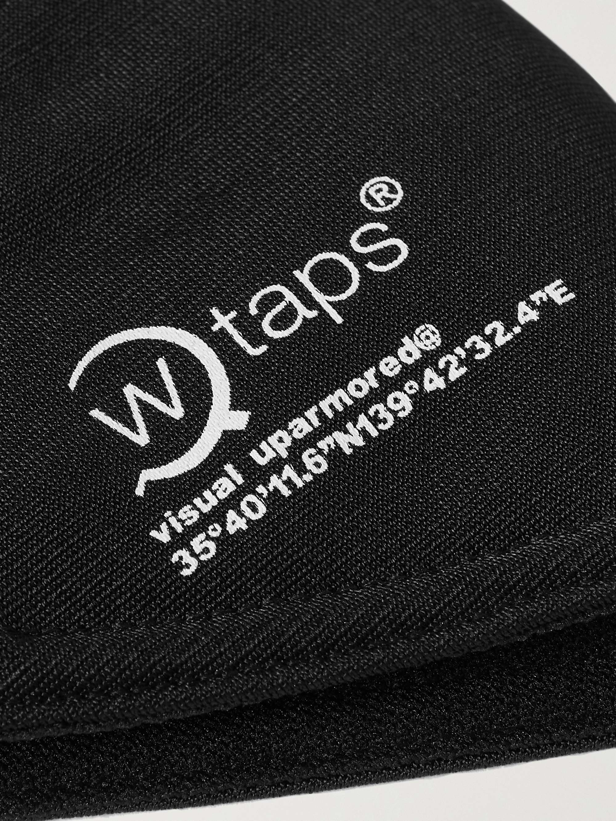 WTAPS Logo-Print Jersey Face Mask