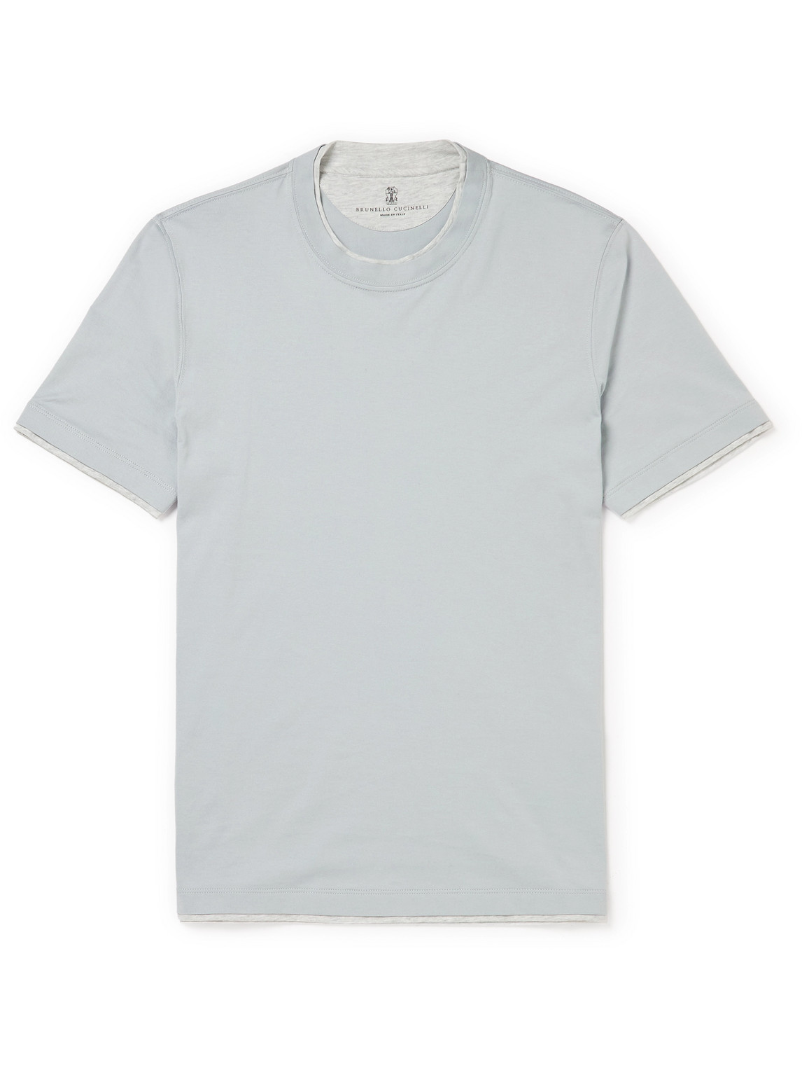 Layered Cotton-Jersey T-Shirt