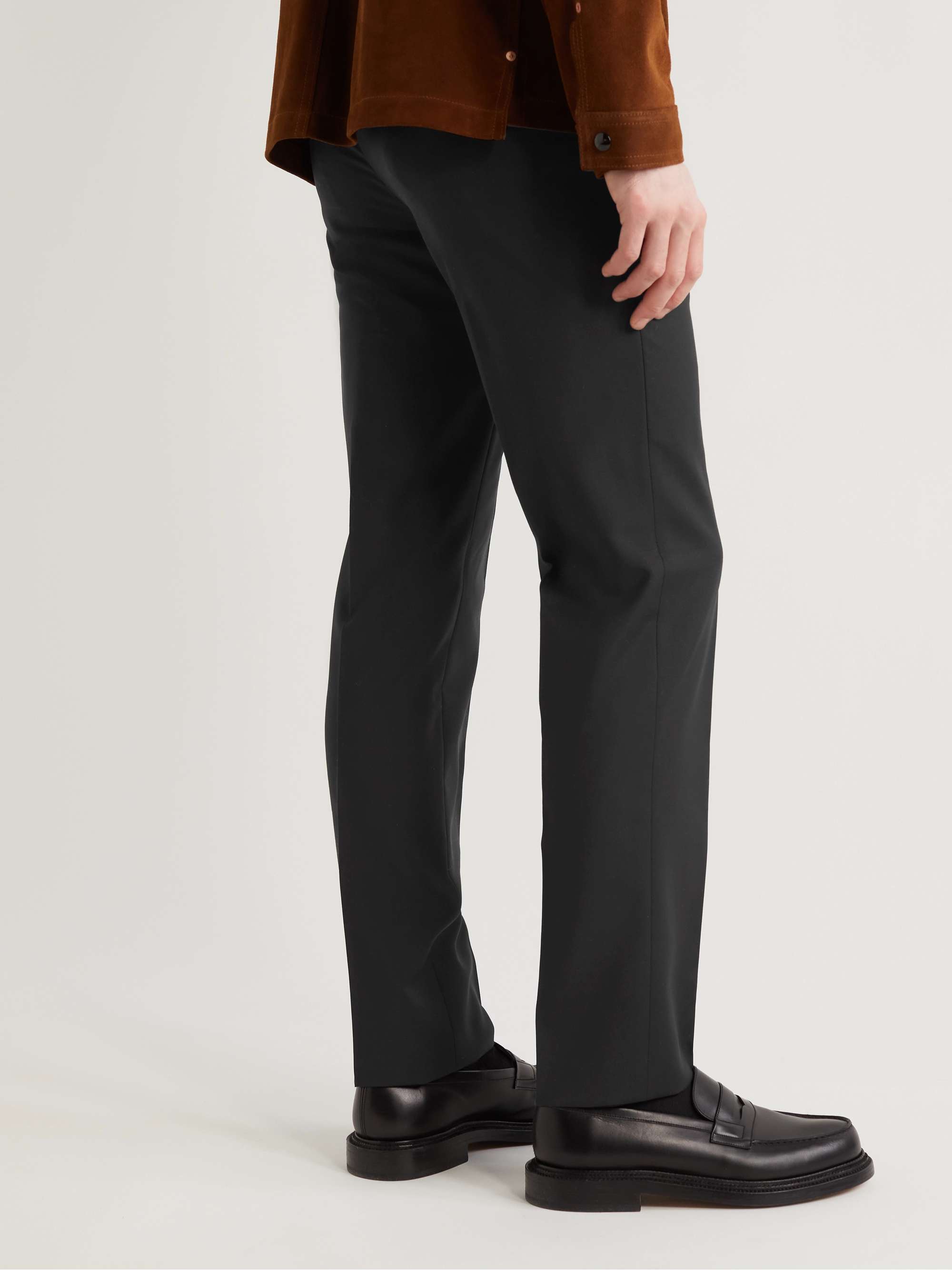 ZEGNA Slim-Fit Tapered Wool Trousers