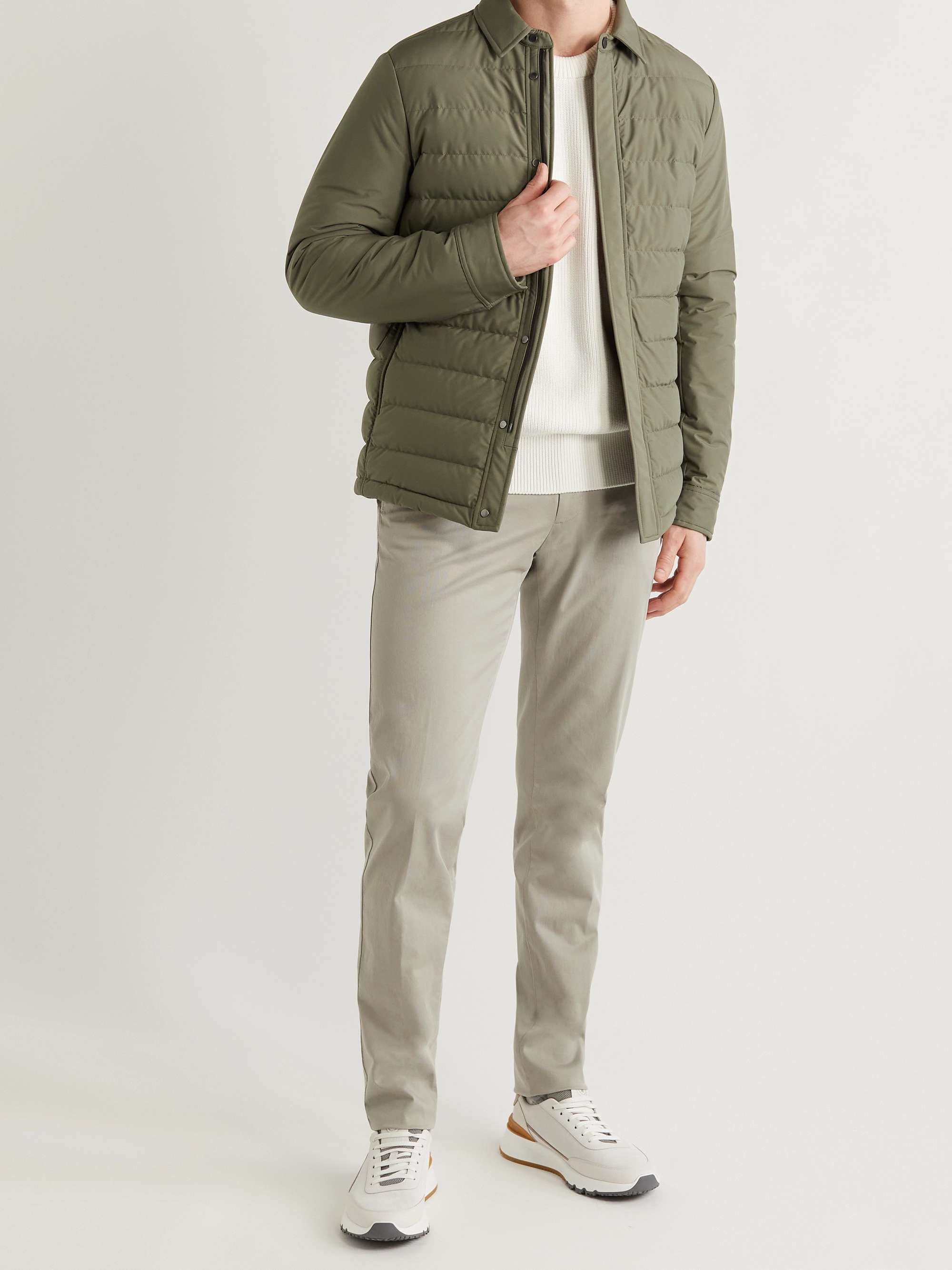ZEGNA Stratos Quilted Shell Down Jacket