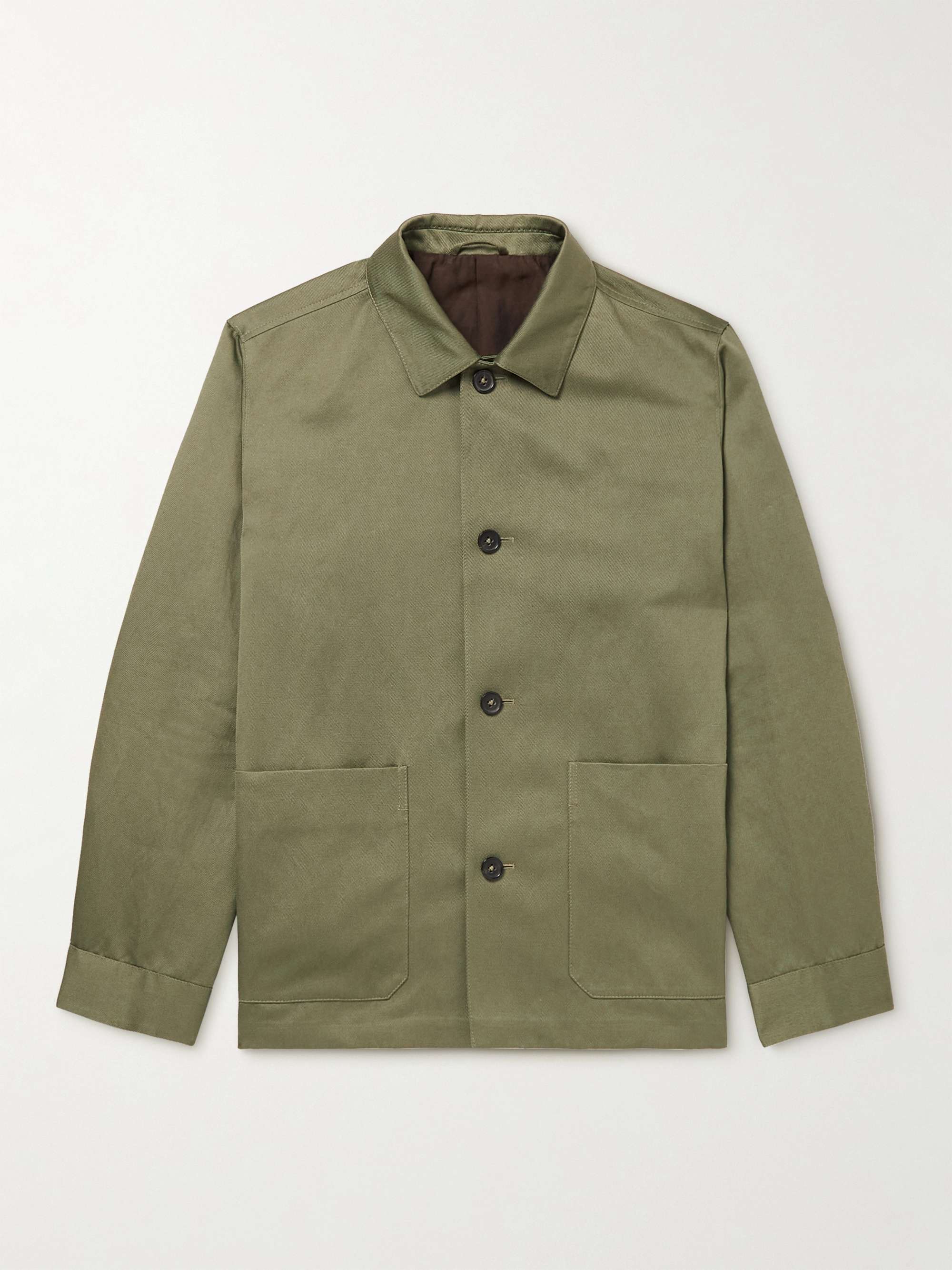 ZEGNA Cotton and Hemp-Blend Gabardine Chore Jacket