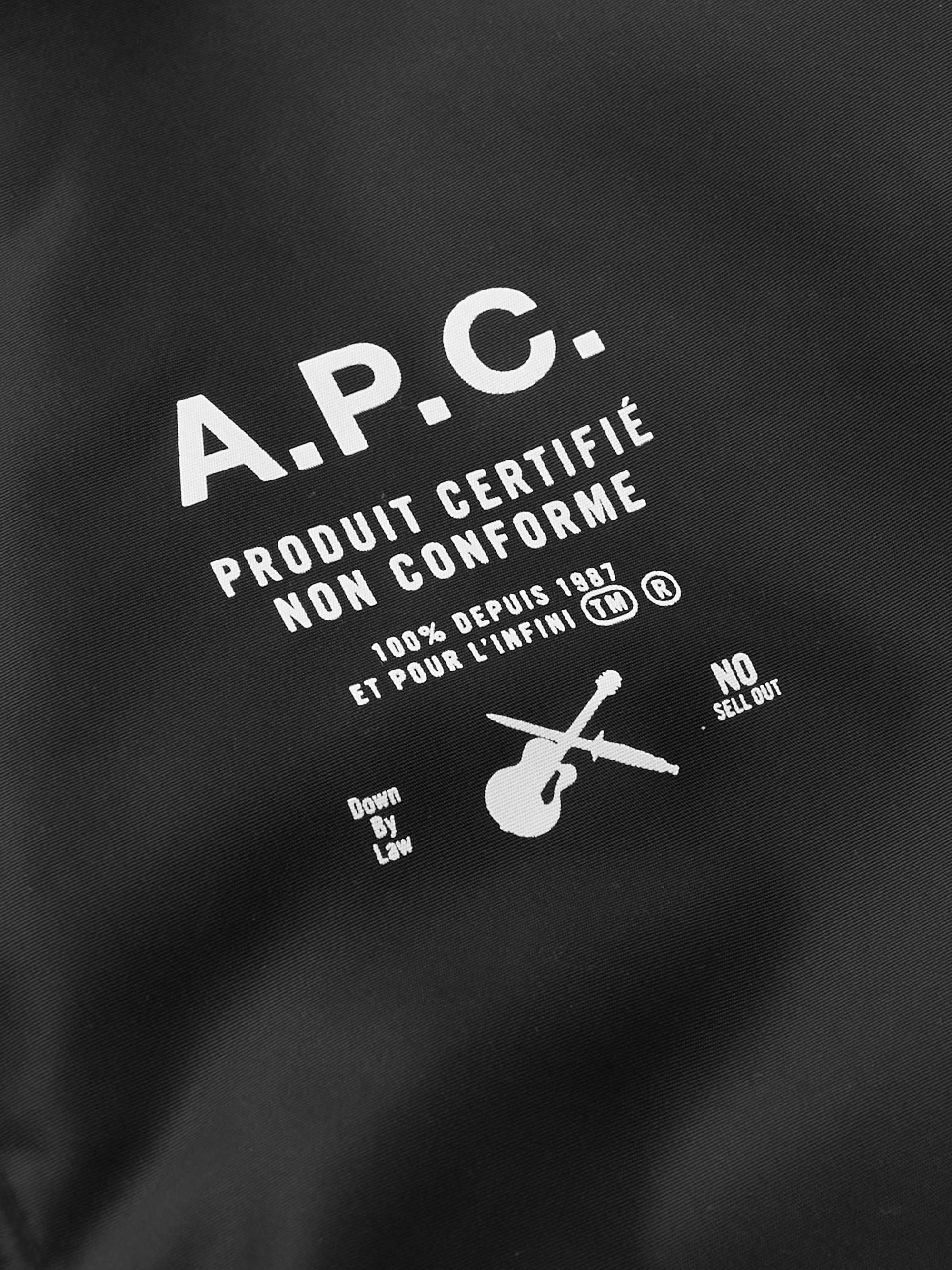 A.P.C. Vadim Logo-Print Shell Jacket