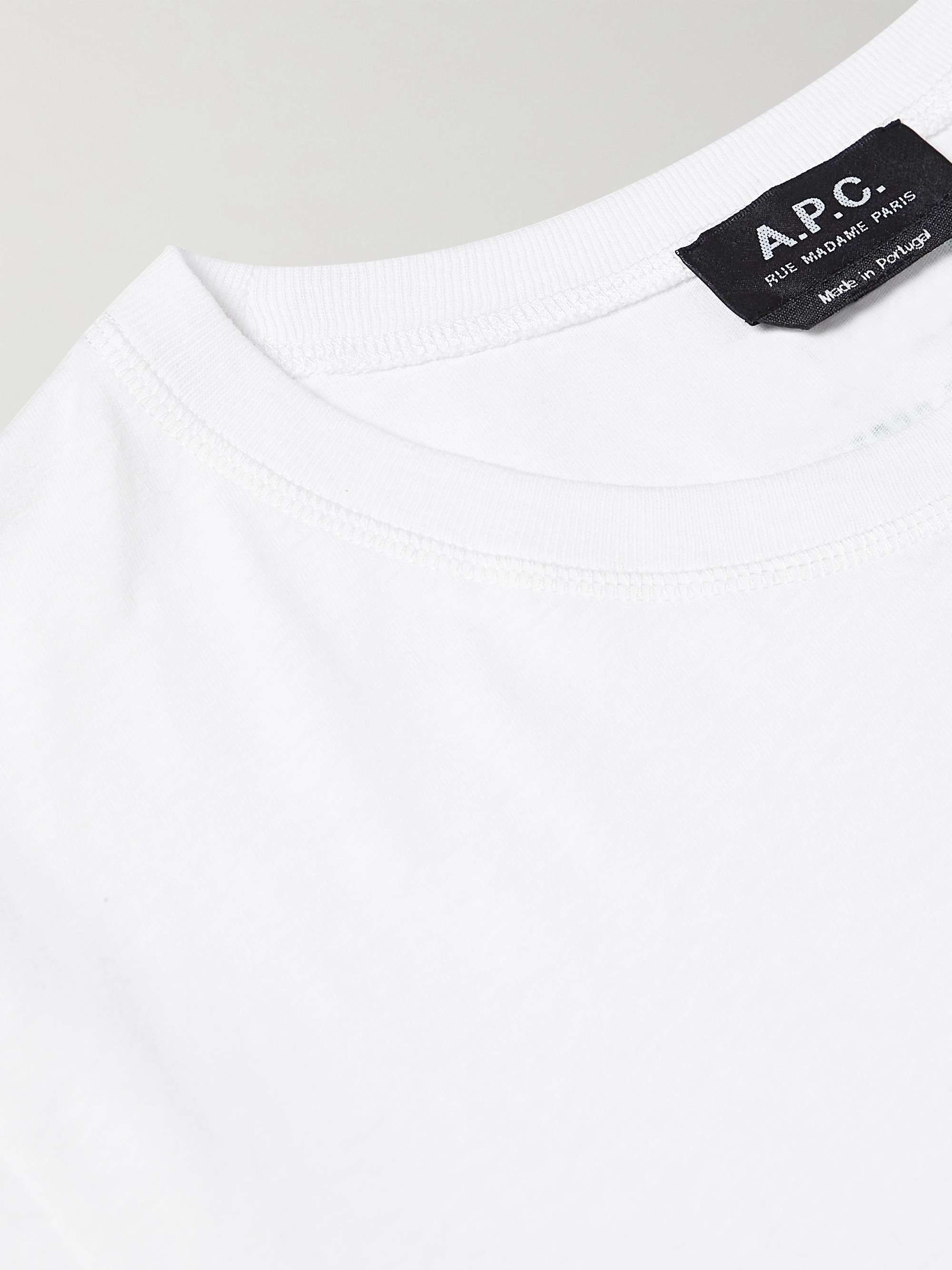 A.P.C. Mike Logo-Print Cotton-Jersey T-Shirt