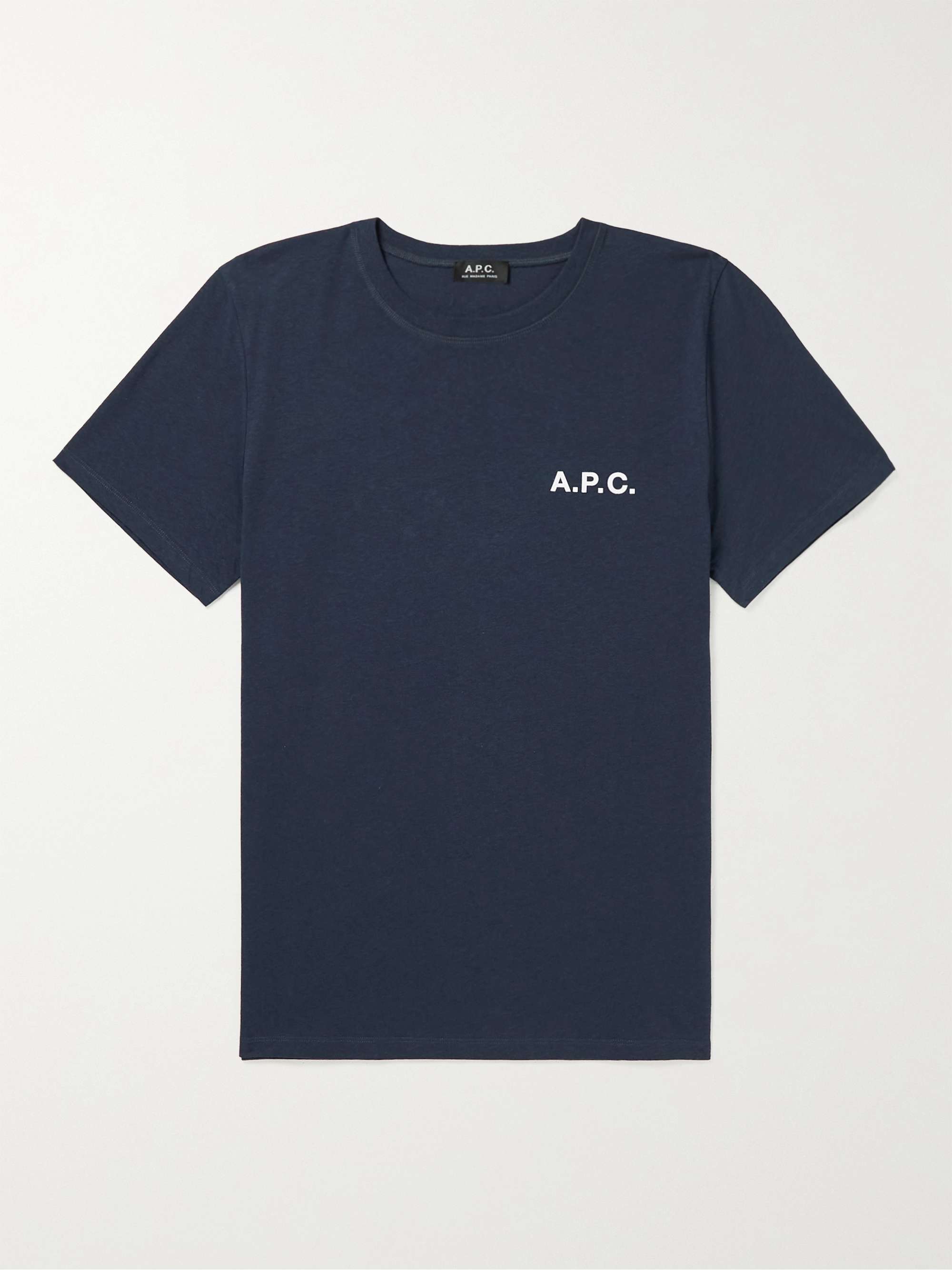 A.P.C. Mike Logo-Print Cotton-Jersey T-Shirt