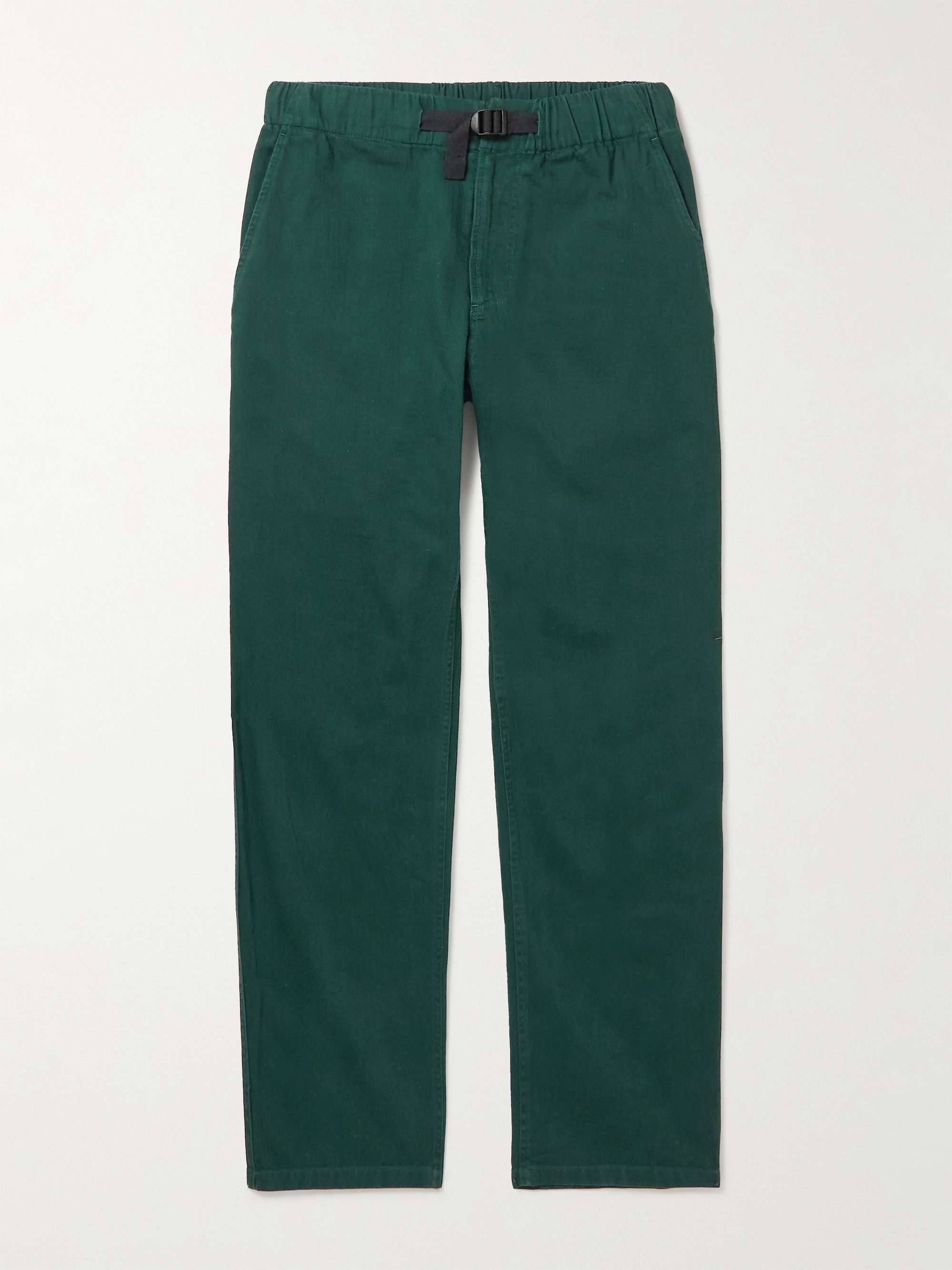 A.P.C. Youri Straight-Leg Belted Cotton Trousers
