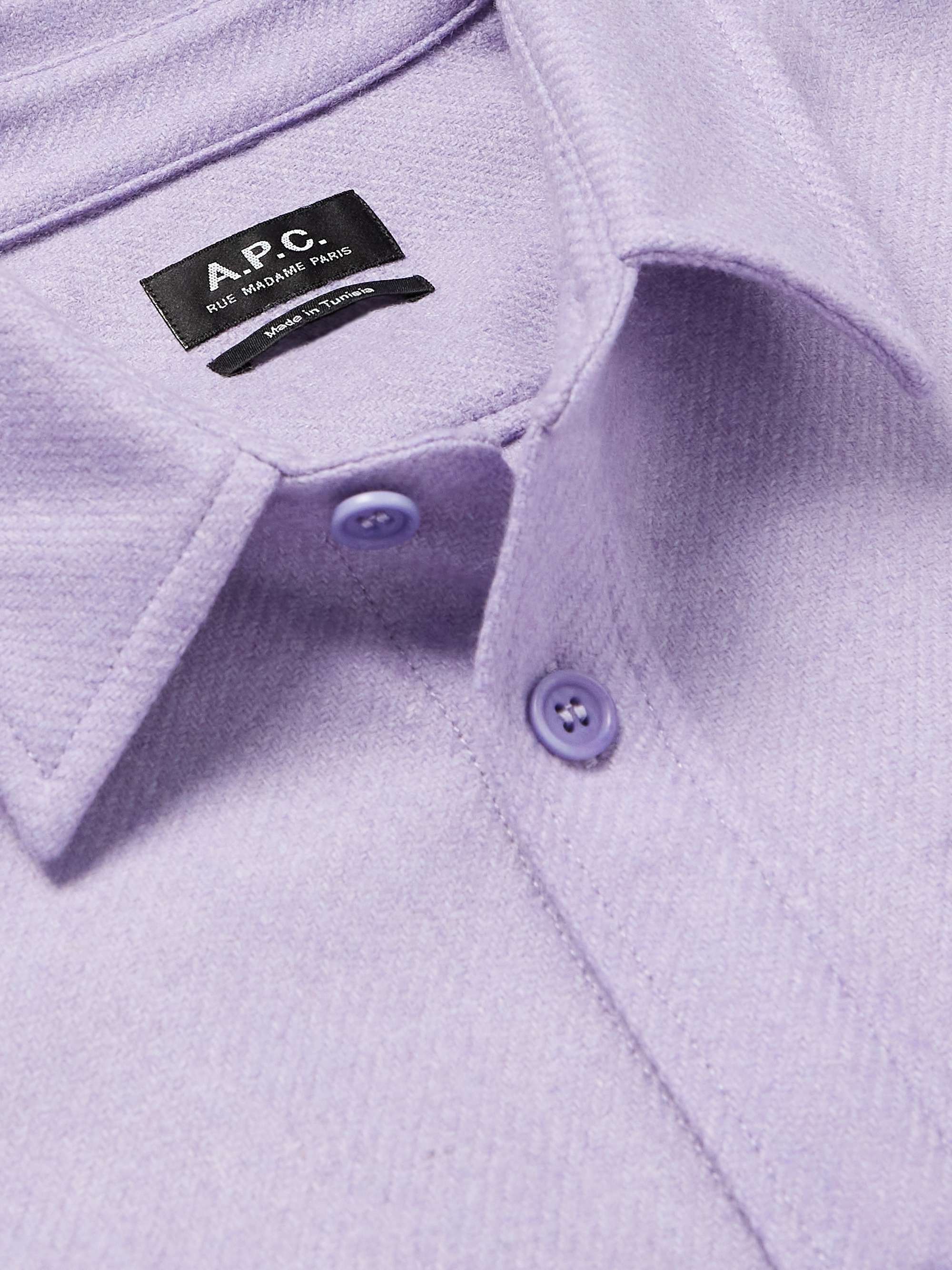 A.P.C. Basile Wool-Blend Overshirt
