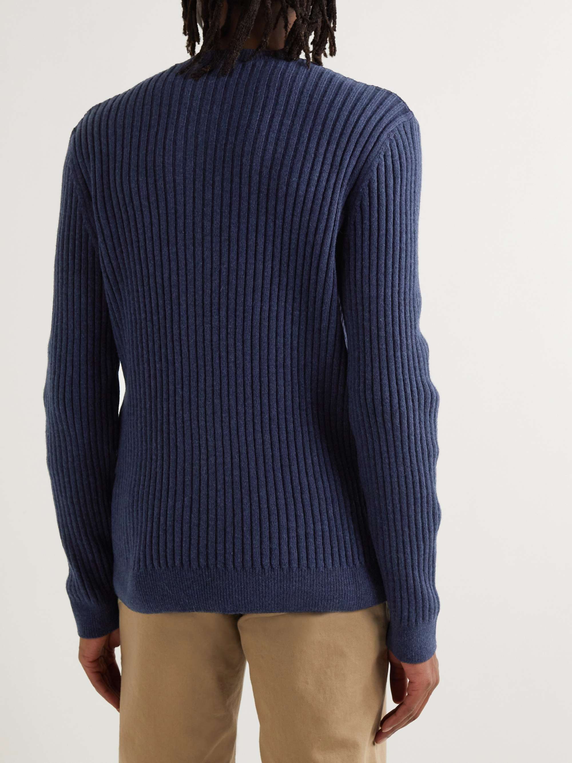 A.P.C. Fabien Ribbed-Knit Sweater