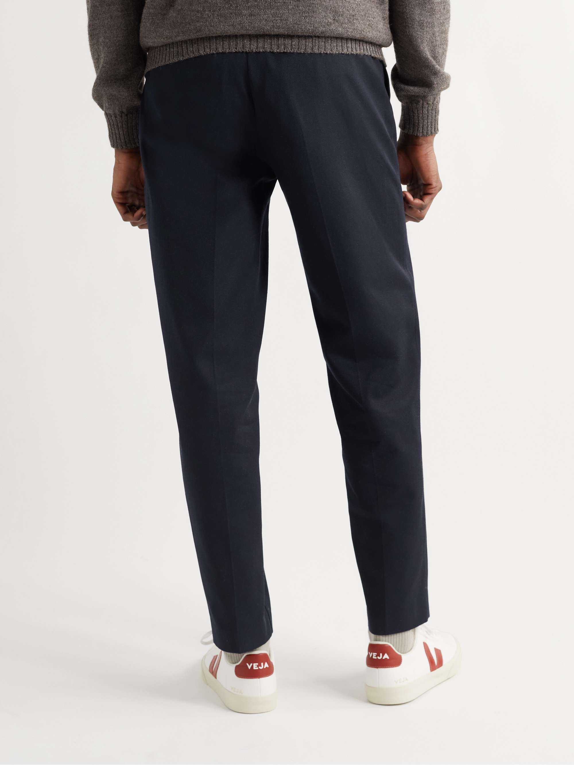 A.P.C. Massimo Wool and Cotton-Blend Twill Trousers