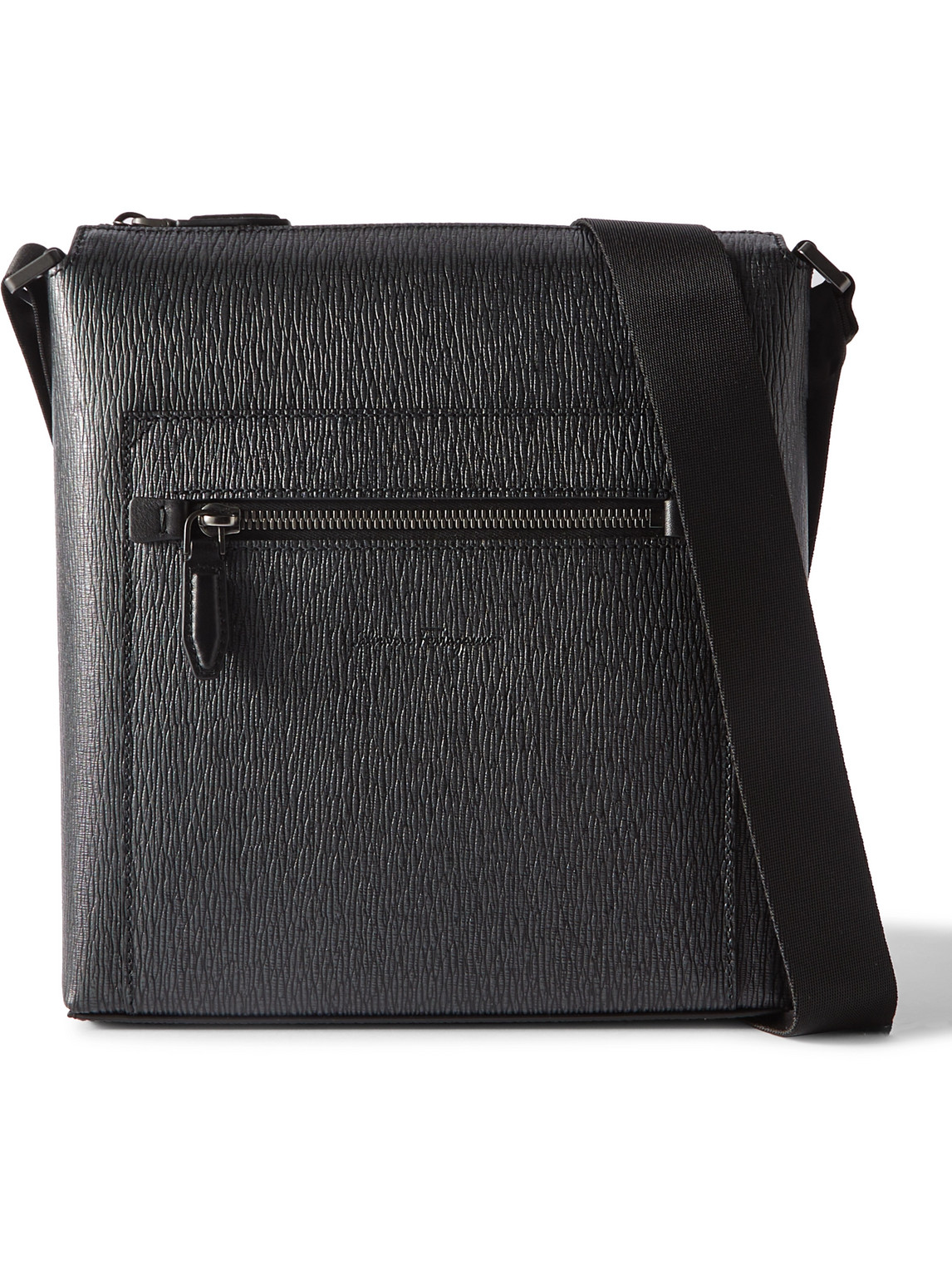 Revival 3.0 Textured-Leather Messenger Bag