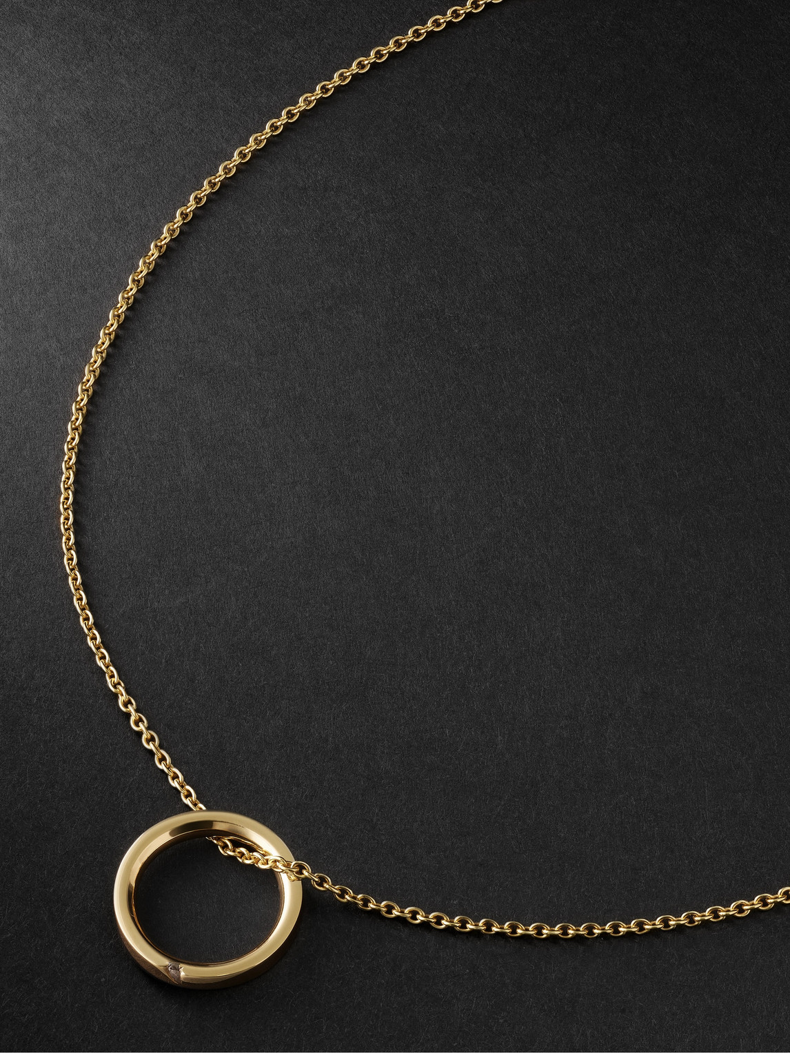 Alice Made This Ocean Diamonds Bancroft 9-karat Gold Diamond Pendant Necklace