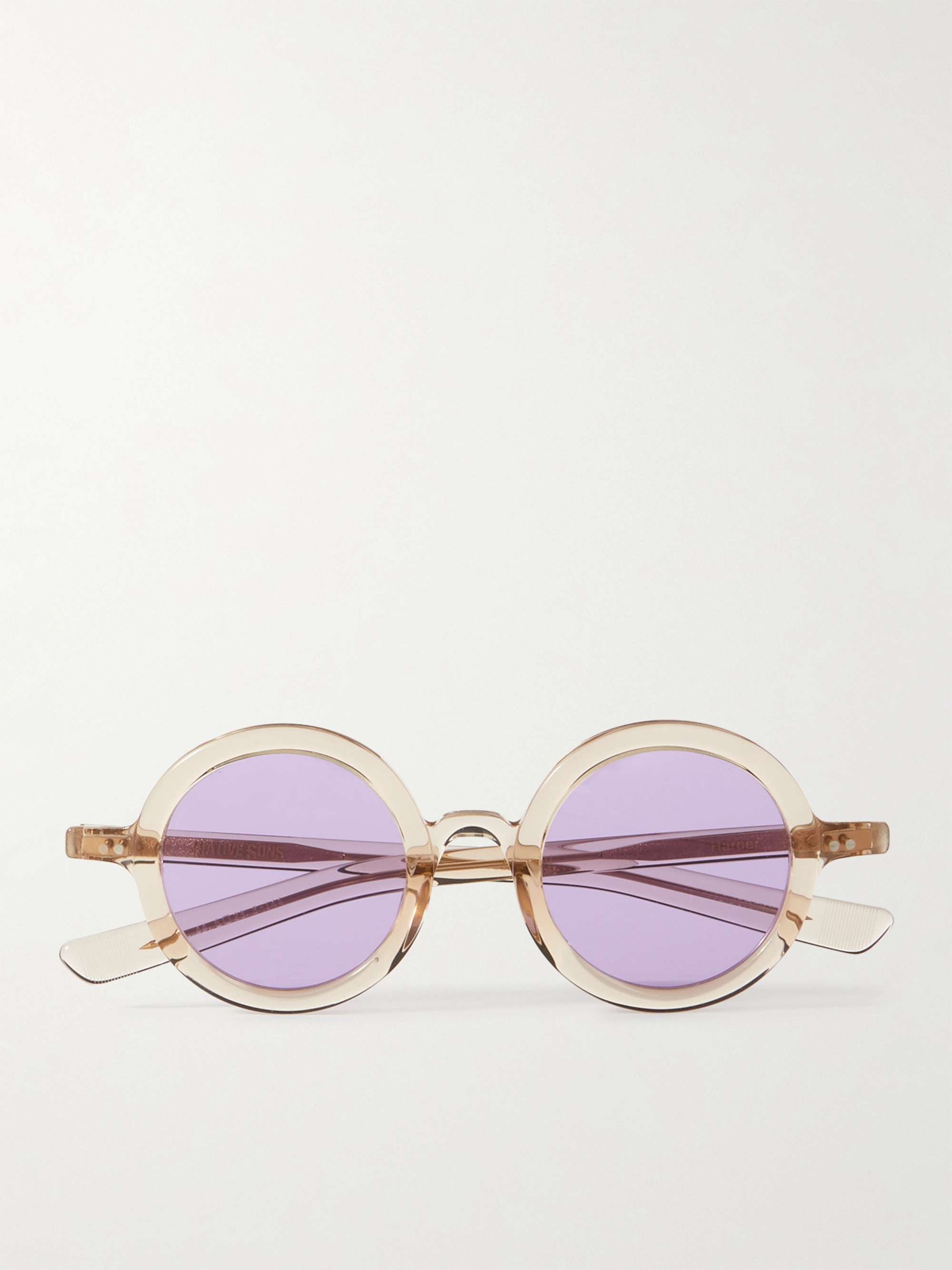 NATIVE SONS Harper Round-Frame Acetate Sunglasses