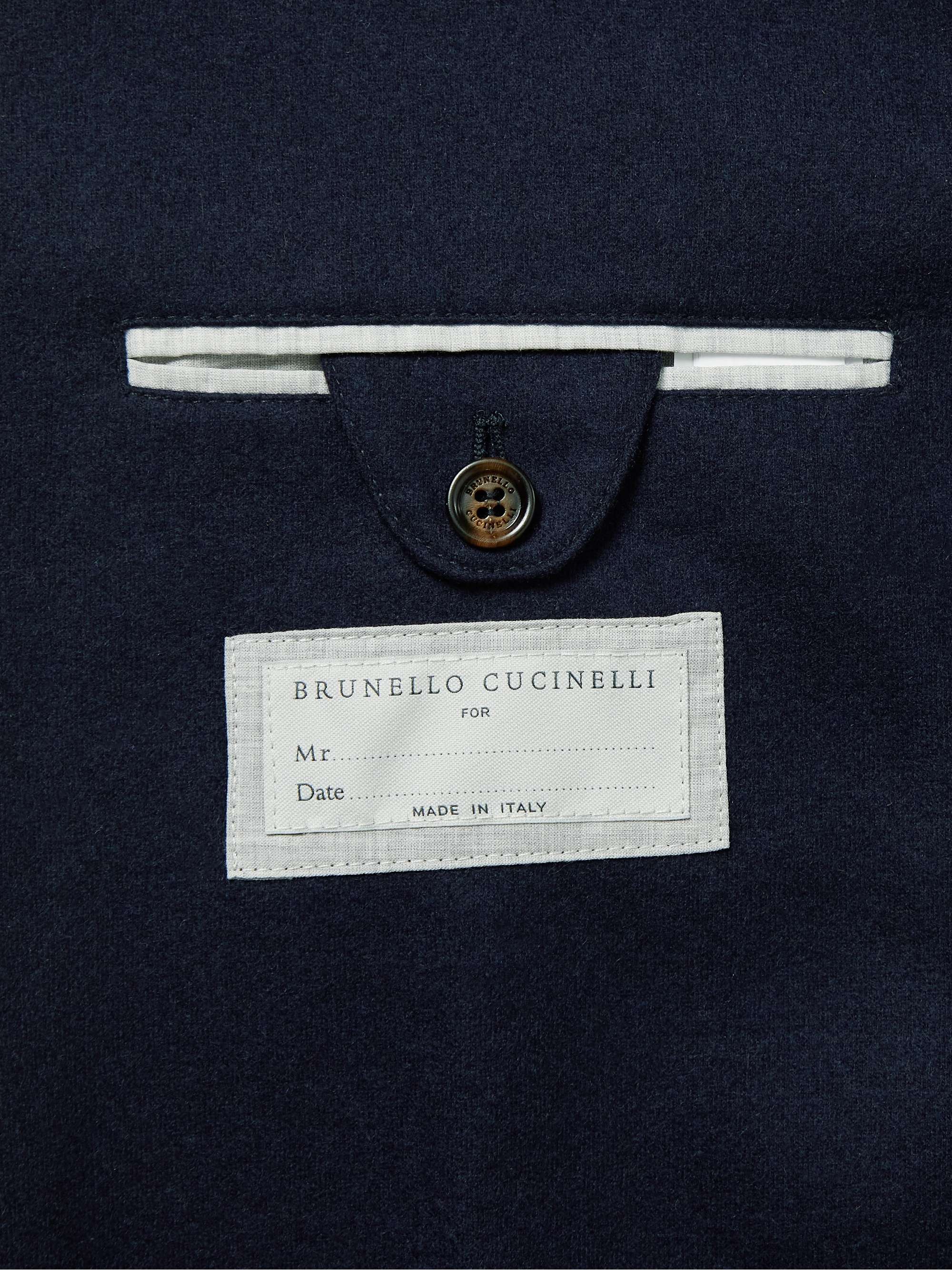 BRUNELLO CUCINELLI Unstructured Cashmere-Jersey Blazer