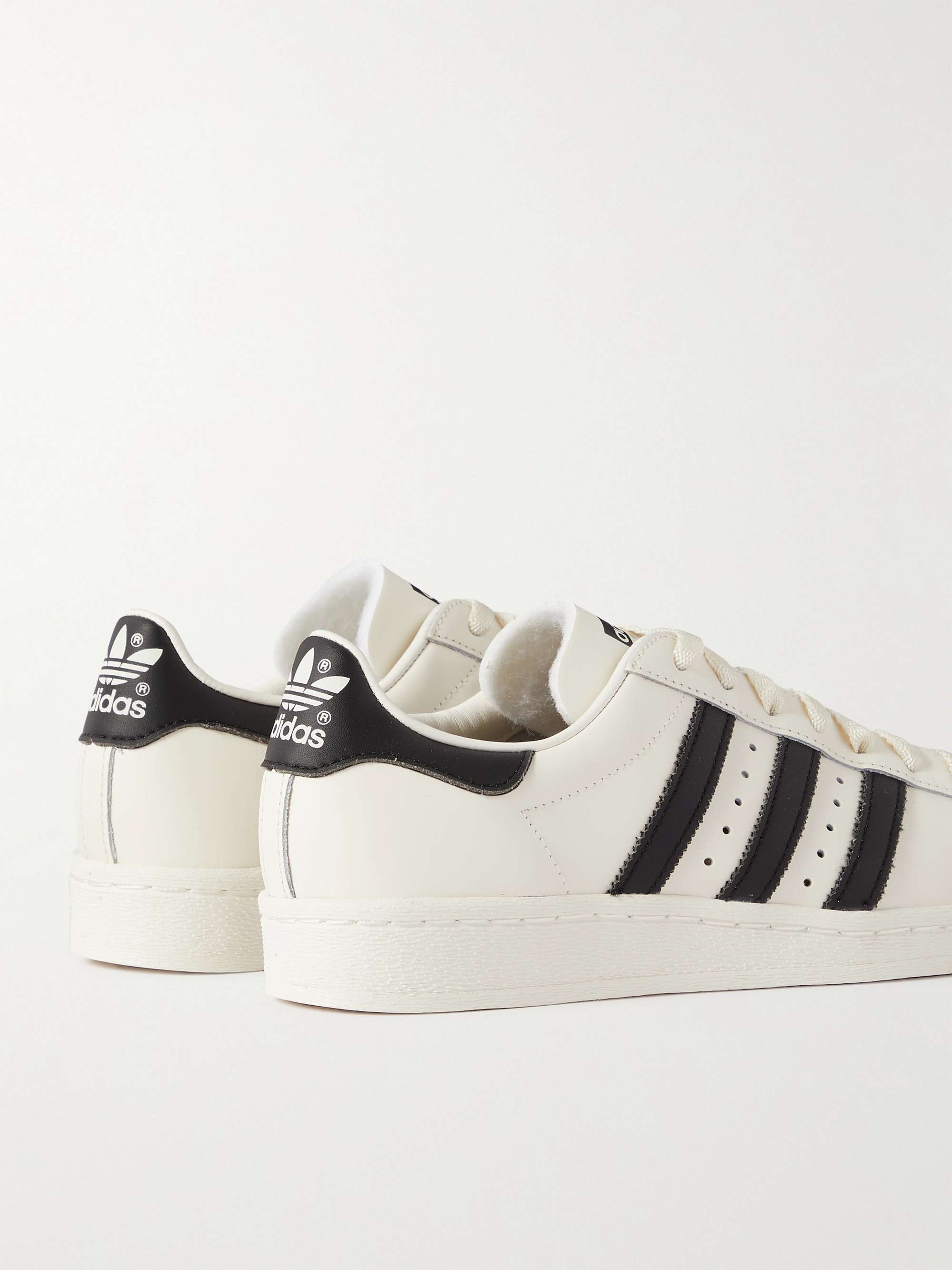 The database Gather wall White Superstar 82 Rubber-Trimmed Leather Sneakers | ADIDAS ORIGINALS | MR  PORTER