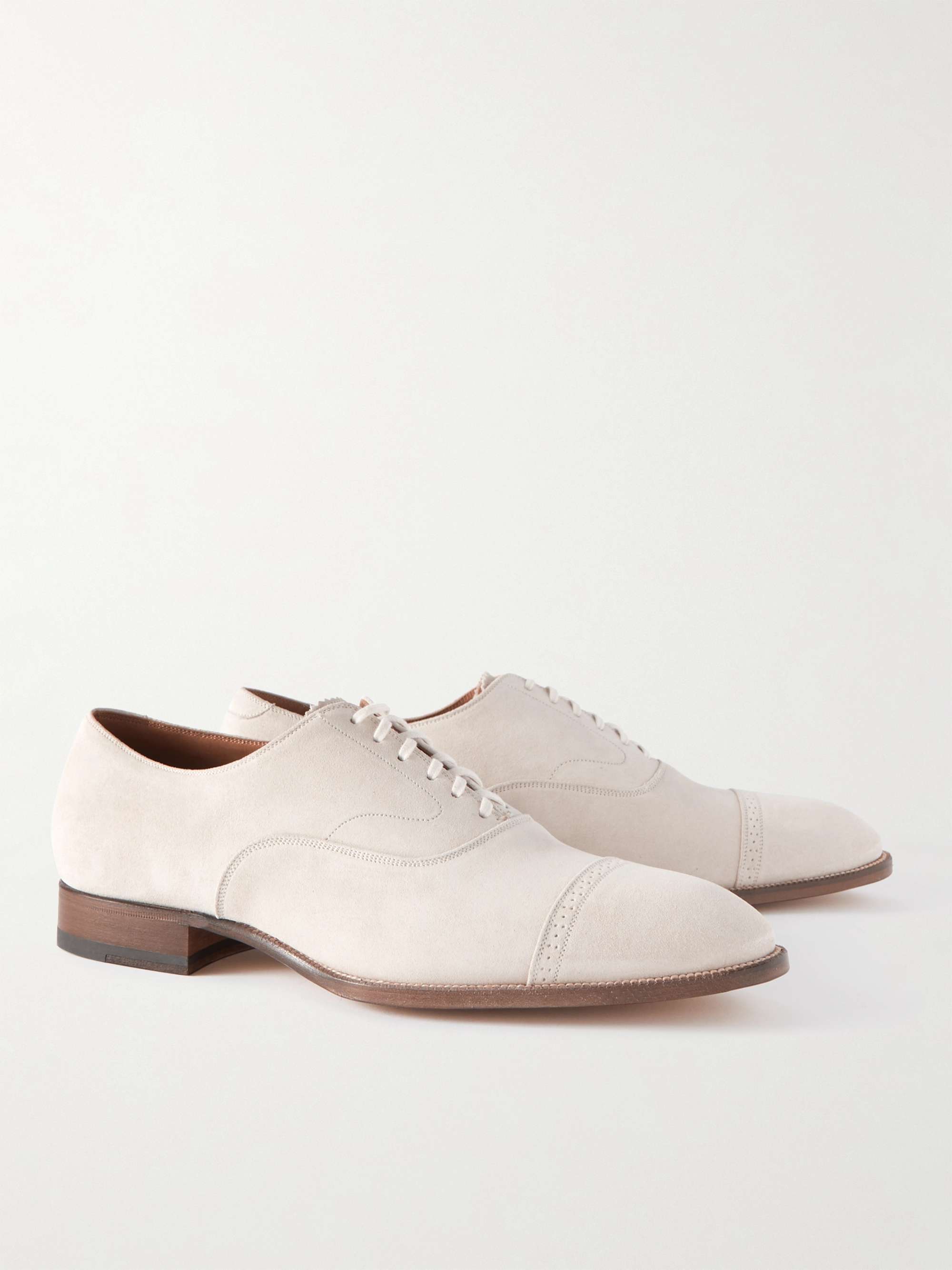 TOM FORD Suede Oxford Brogues