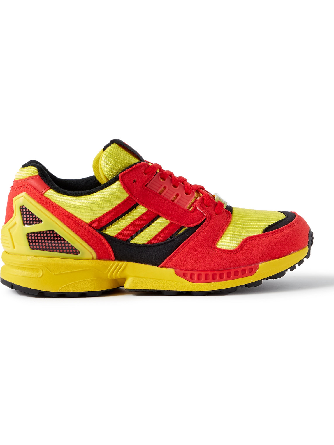 Adidas Consortium Zx8000 Suede And Mesh Sneakers In Multicolor