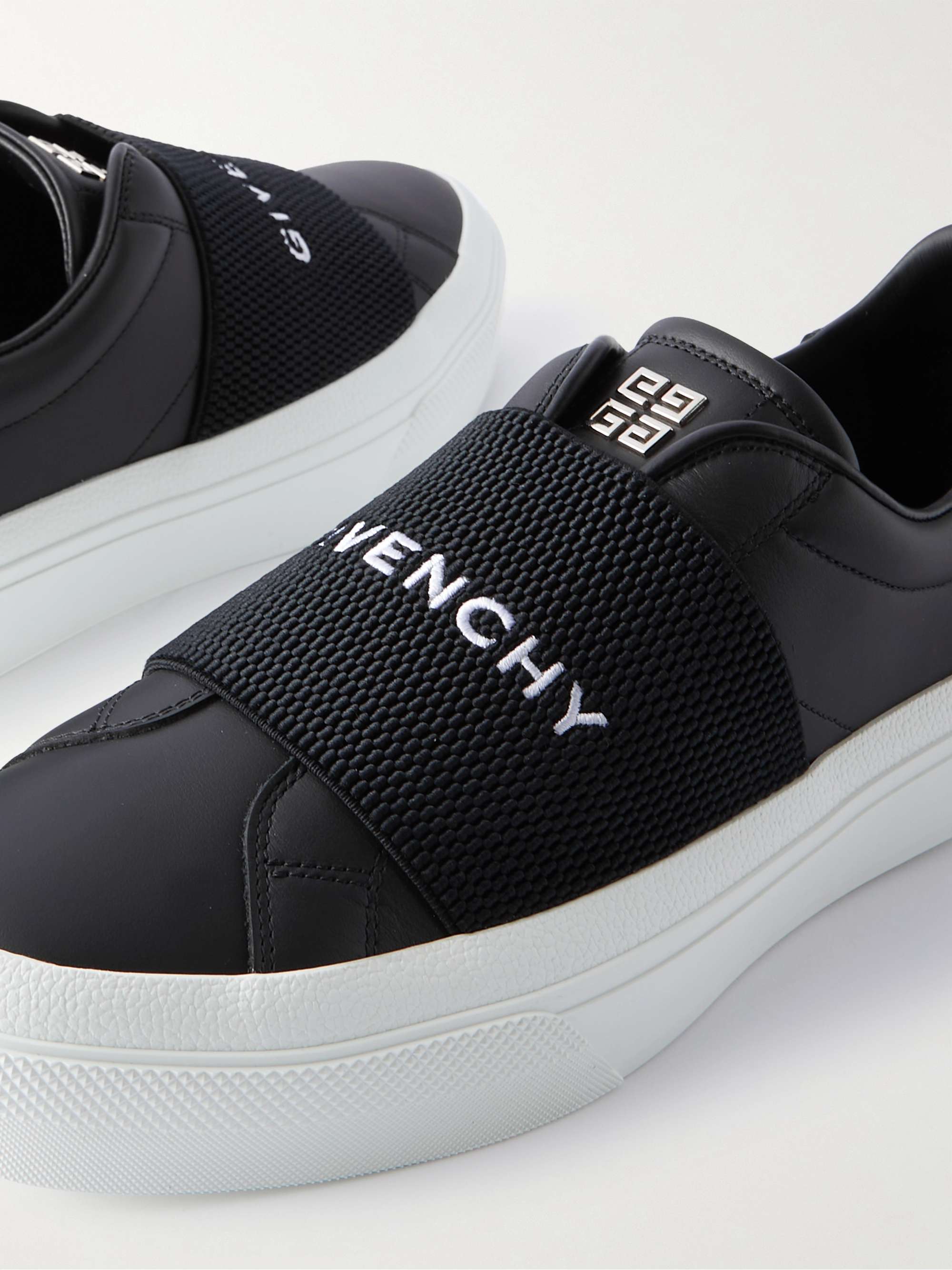 GIVENCHY City Court Leather Sneakers