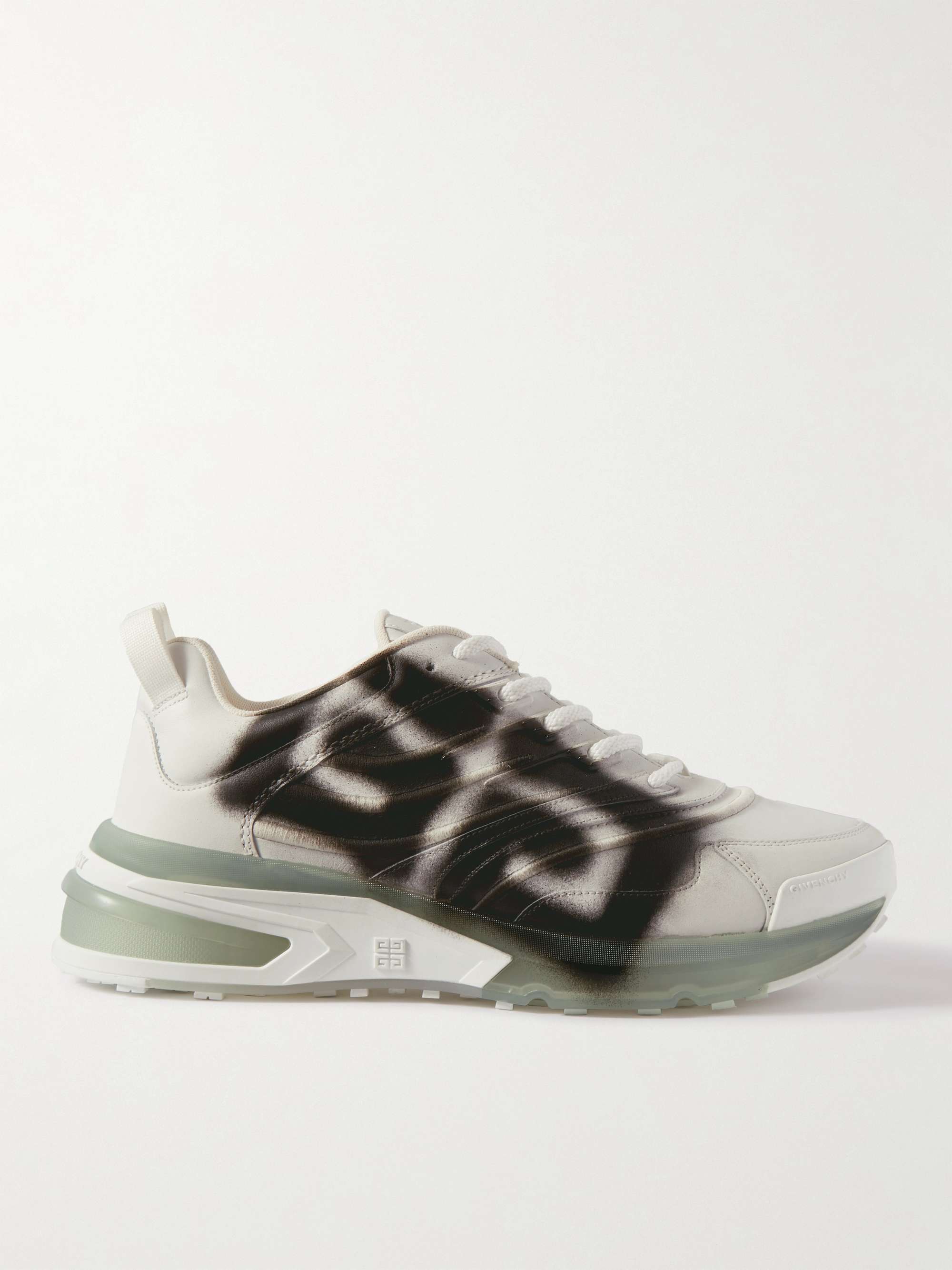 White + Chito City Sport Printed Leather Sneakers | GIVENCHY | MR 
