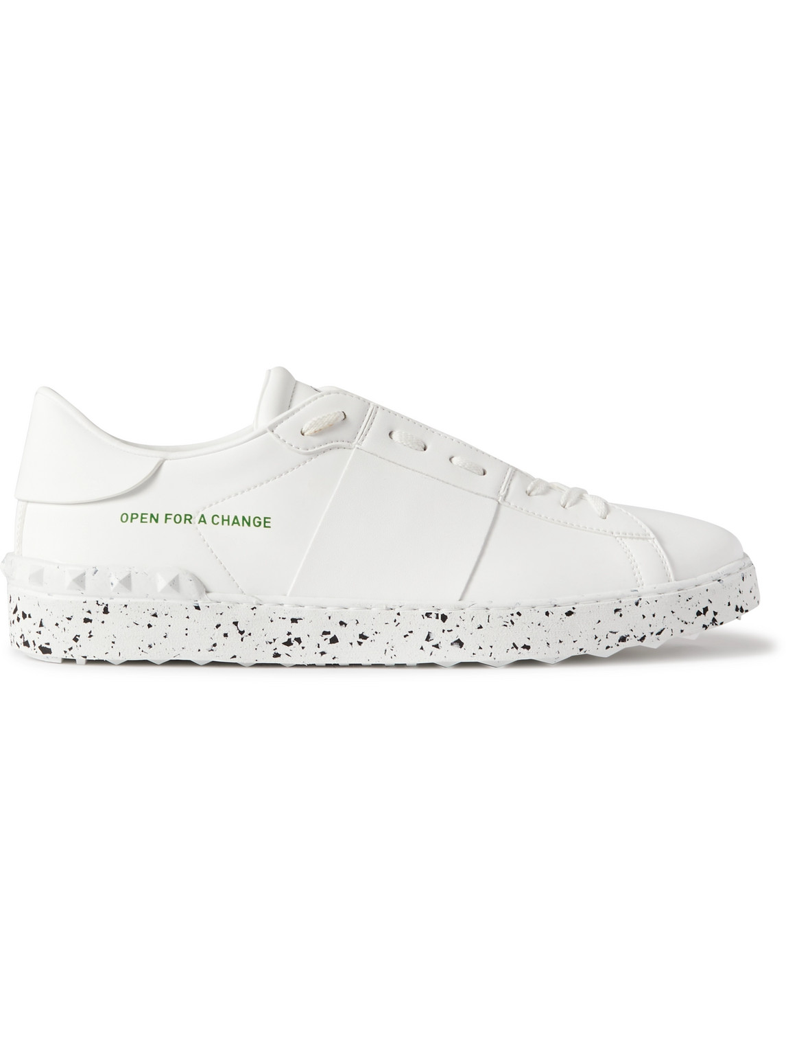 Valentino Garavani Open for a Change Printed Faux Leather Sneakers