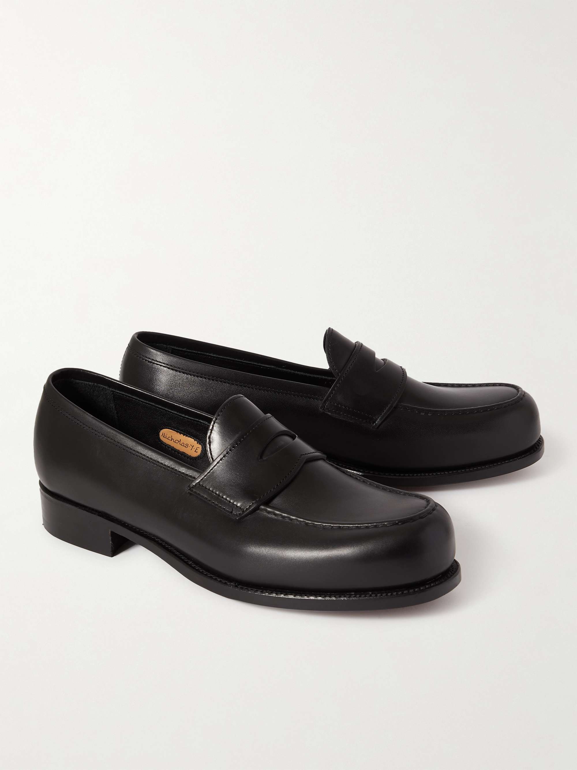 GEORGE CLEVERLEY Nicholas Leather Loafers