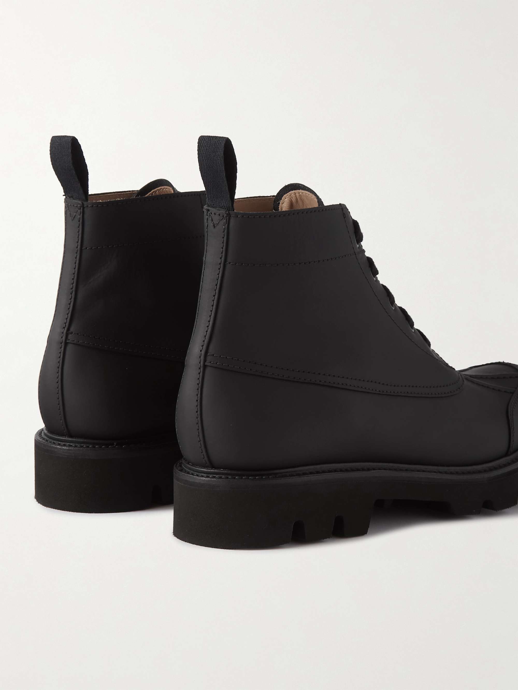 GRENSON Jack Rubberised Leather Boots