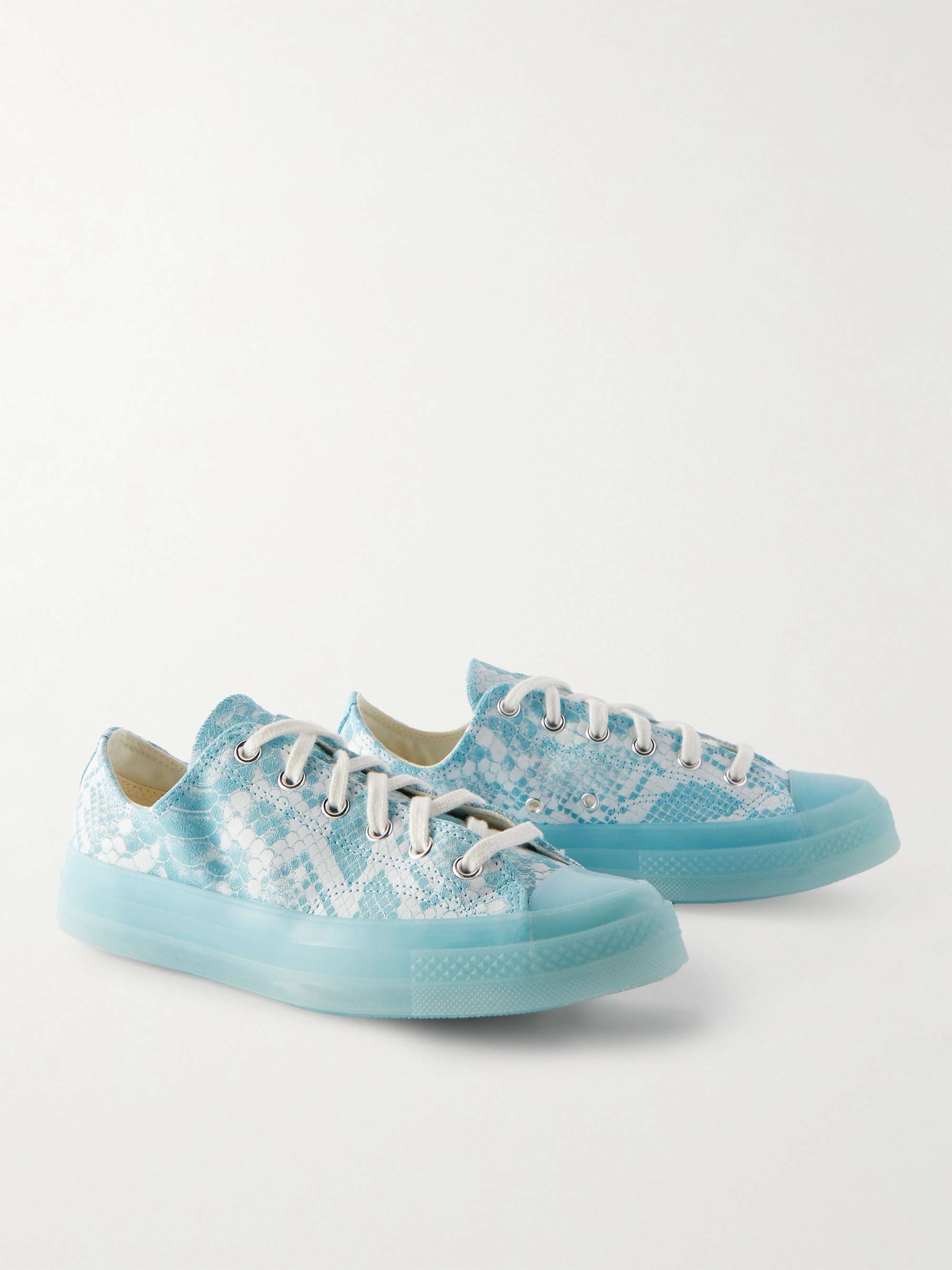 CONVERSE + Golf Wang Chuck 70 OX Snake-Effect Leather Sneakers