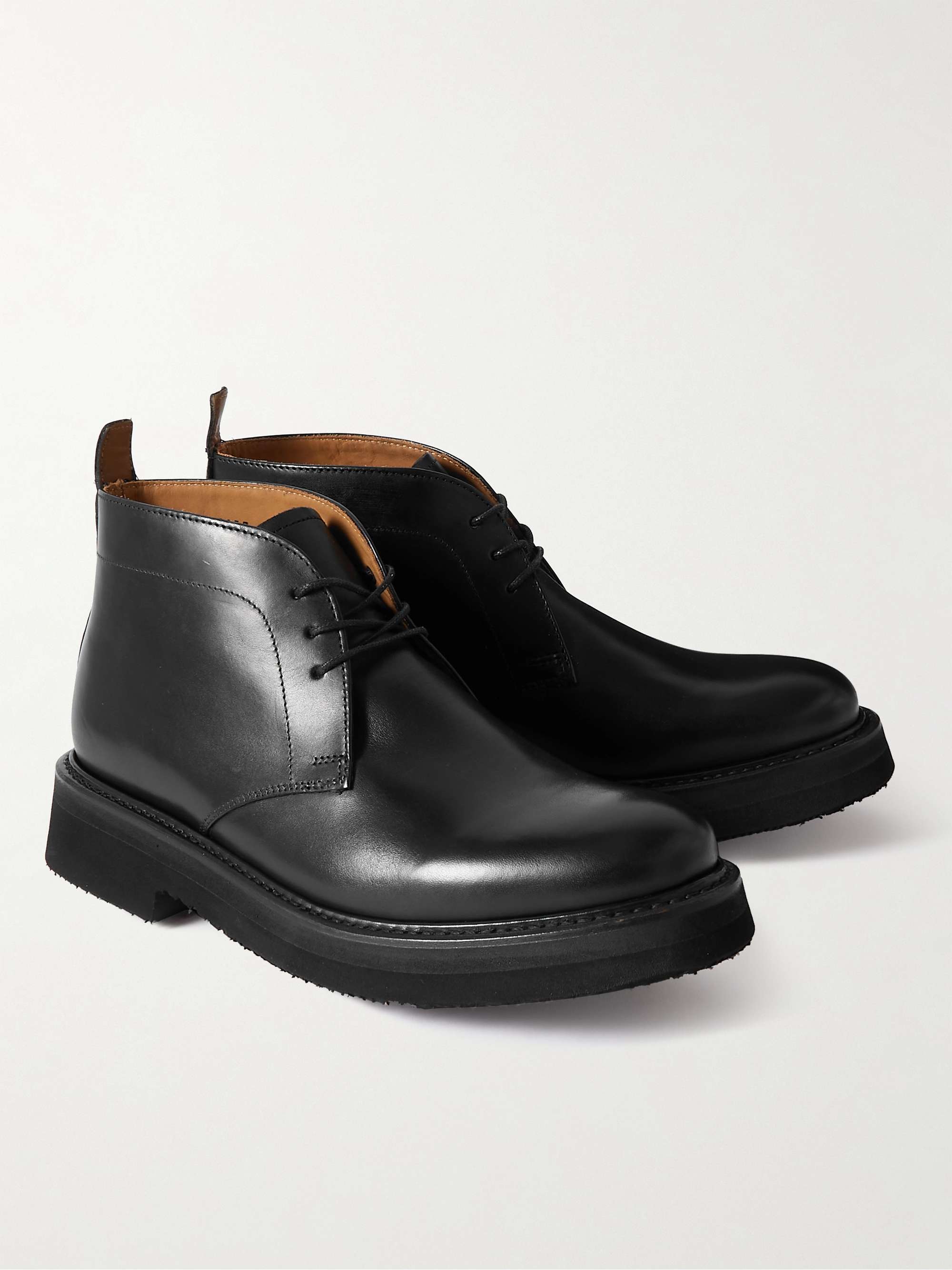 GRENSON Clement Leather Chukka Boots