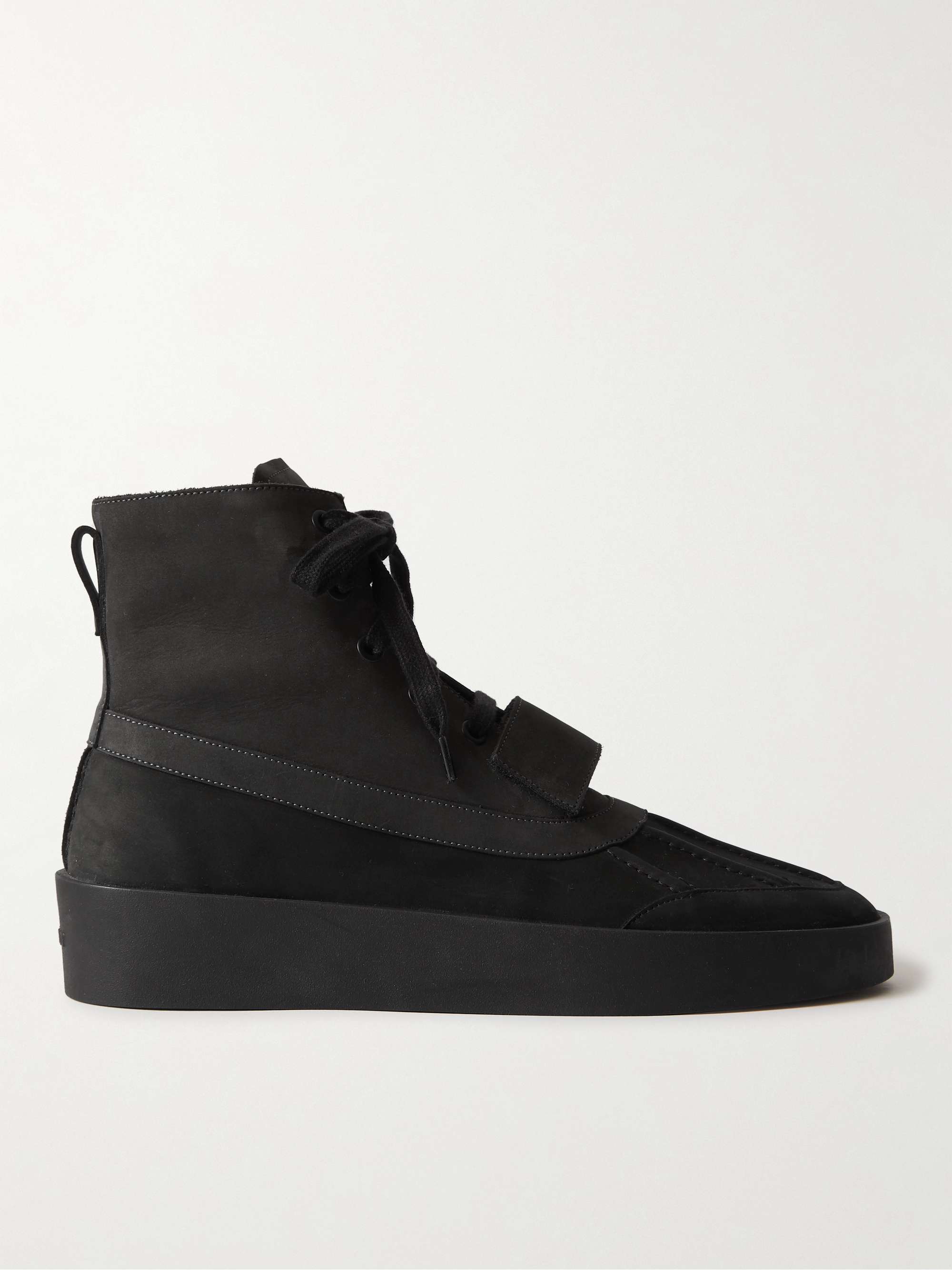 FEAR OF GOD Panelled Nubuck Duck Boots