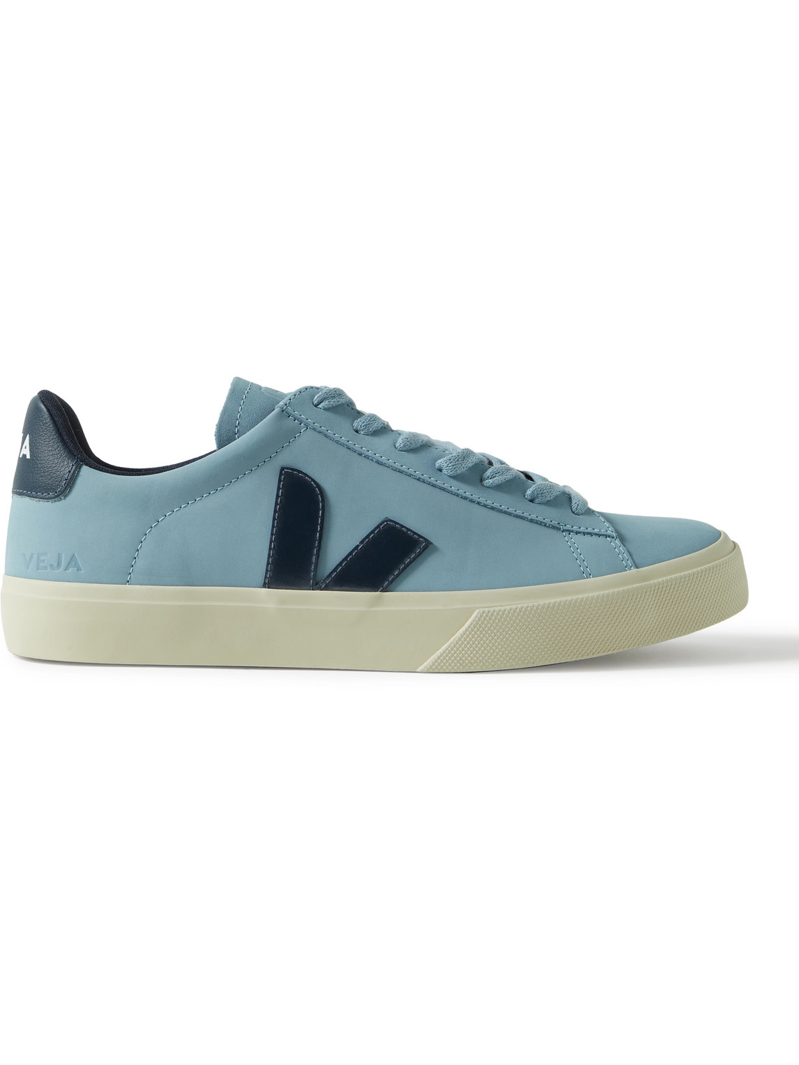 Campo Leather-Trimmed Nubuck Sneakers