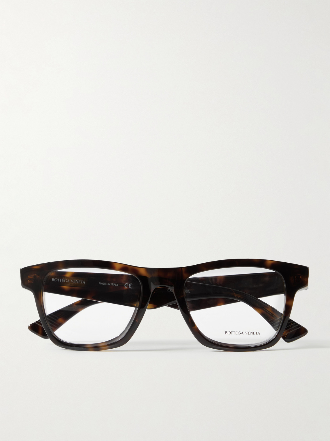 Bottega Veneta Square-frame Tortoiseshell Acetate Optical Glasses