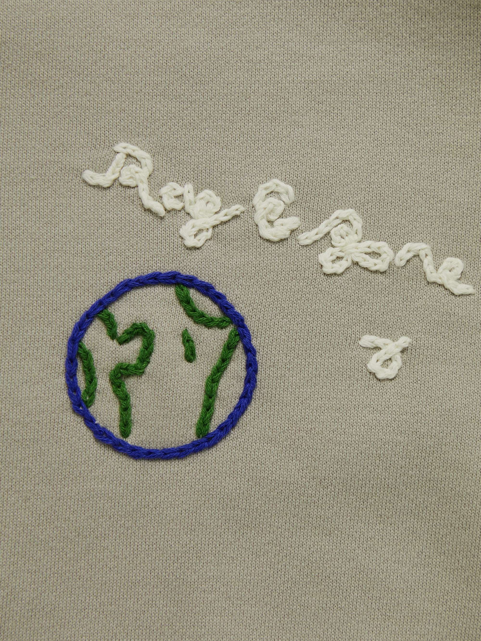 RAG & BONE City Logo-Embroidered Organic Cotton-Jersey Sweatshirt