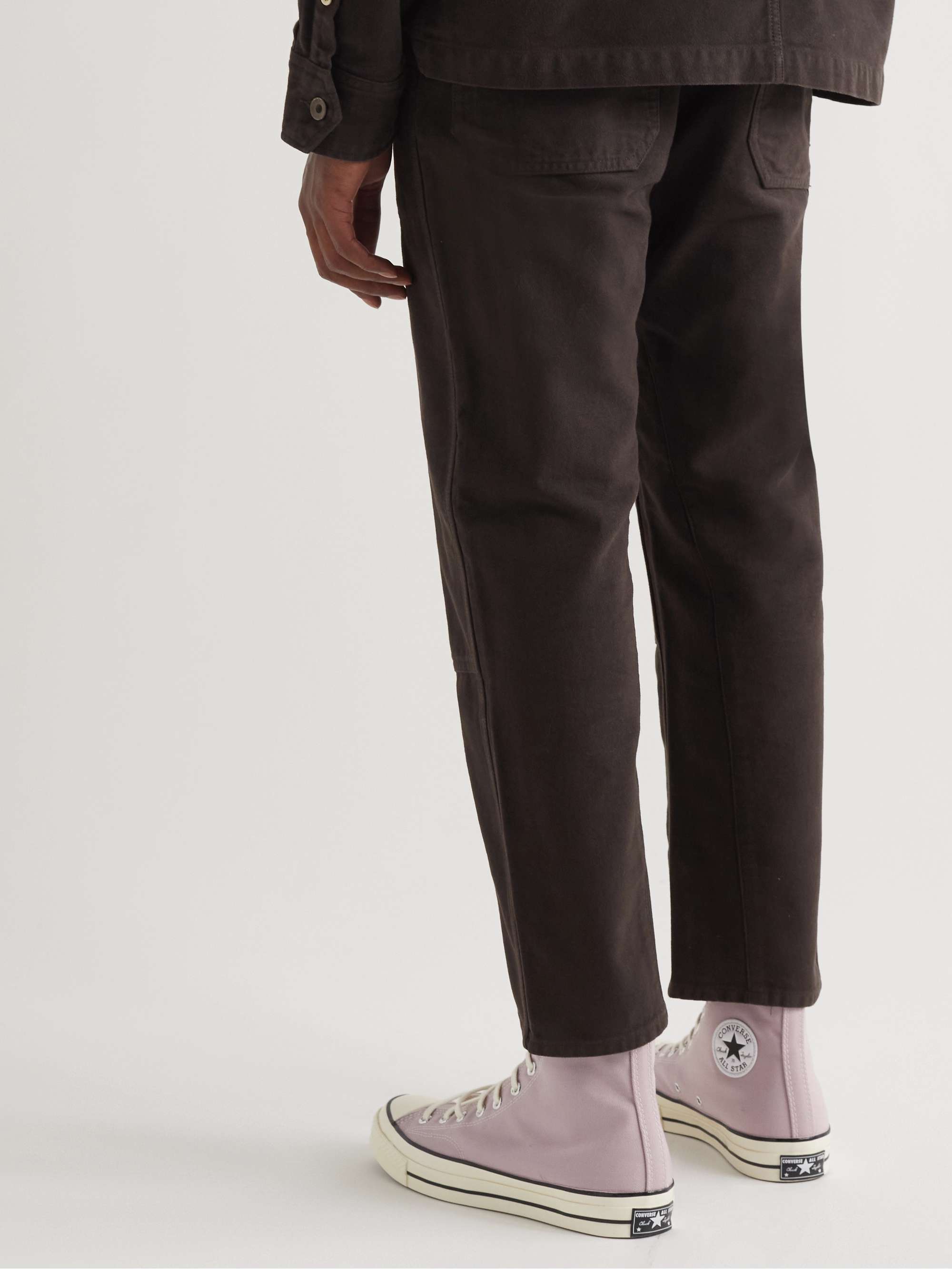 RAG & BONE Tapered Cotton-Moleskin Trousers