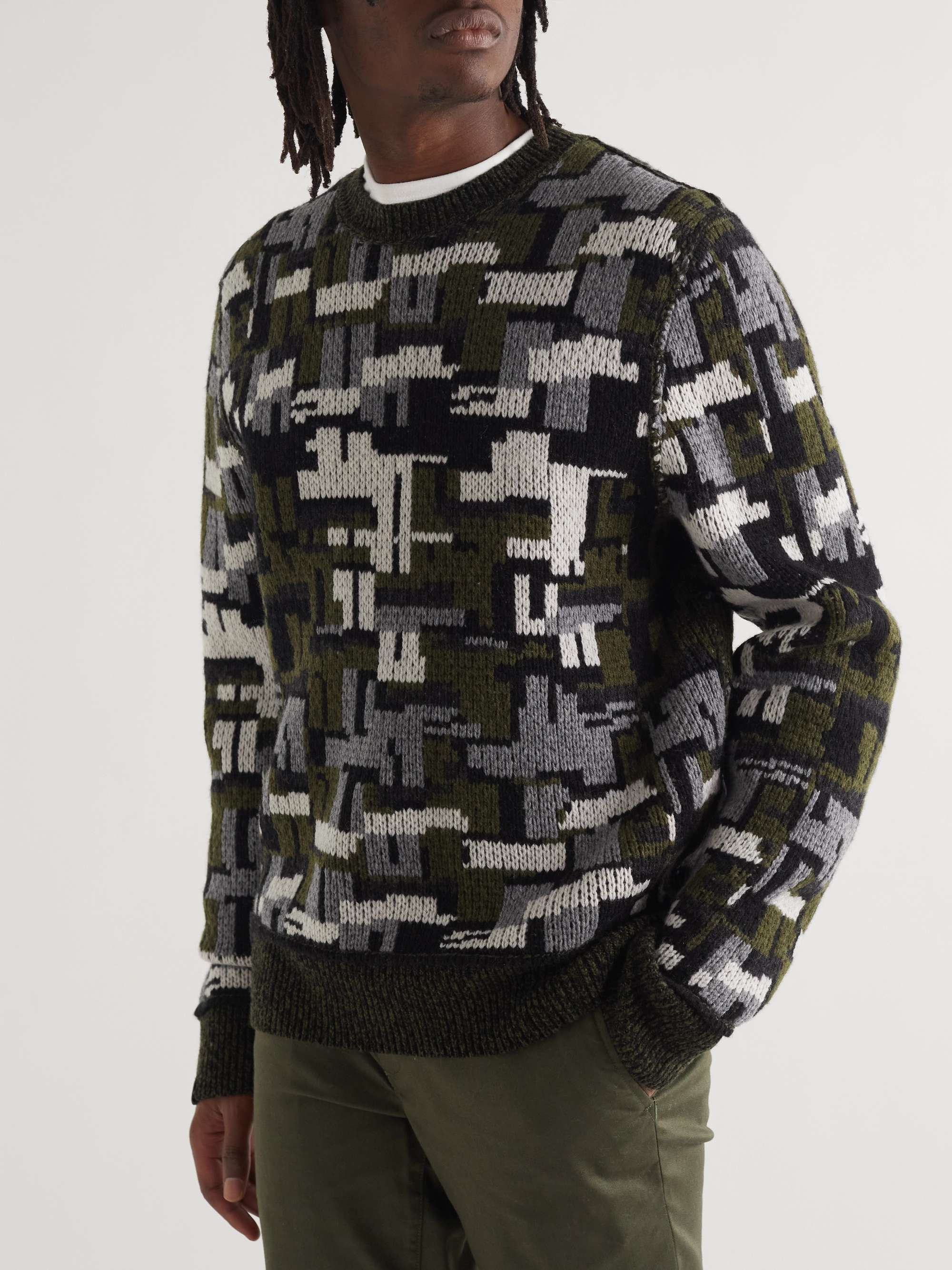 RAG & BONE Reversible Wool-Jacquard Sweater