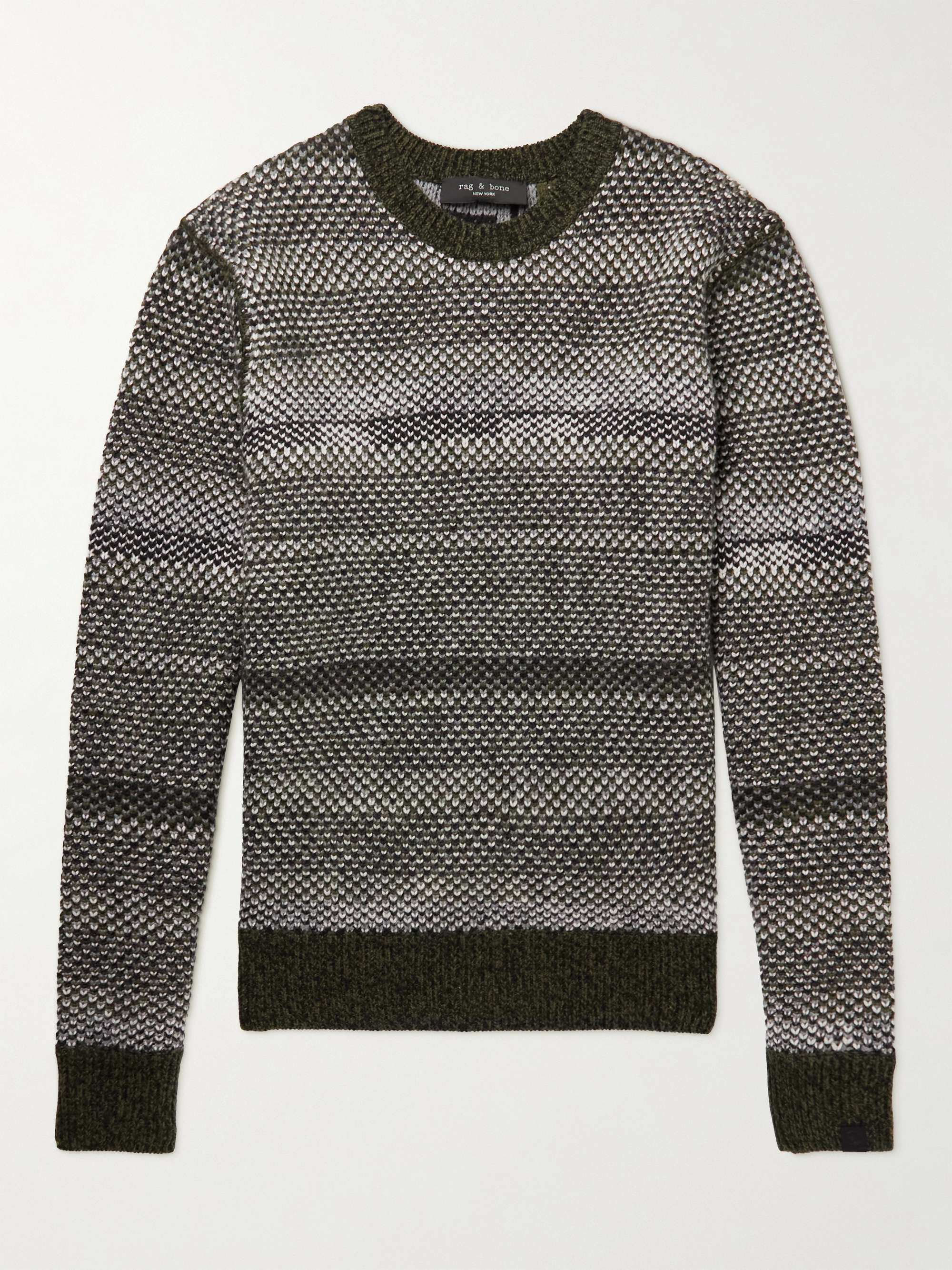 RAG & BONE Reversible Wool-Jacquard Sweater