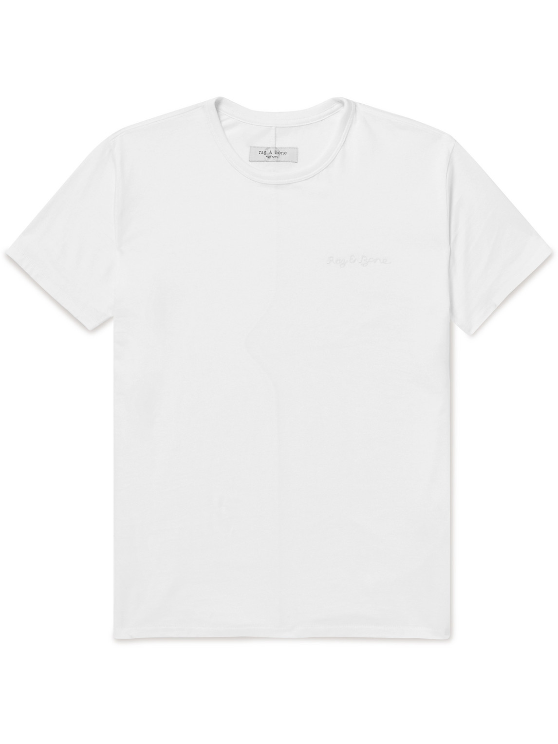 Principle Logo-Embroidered Organic Cotton-Jersey T-Shirt