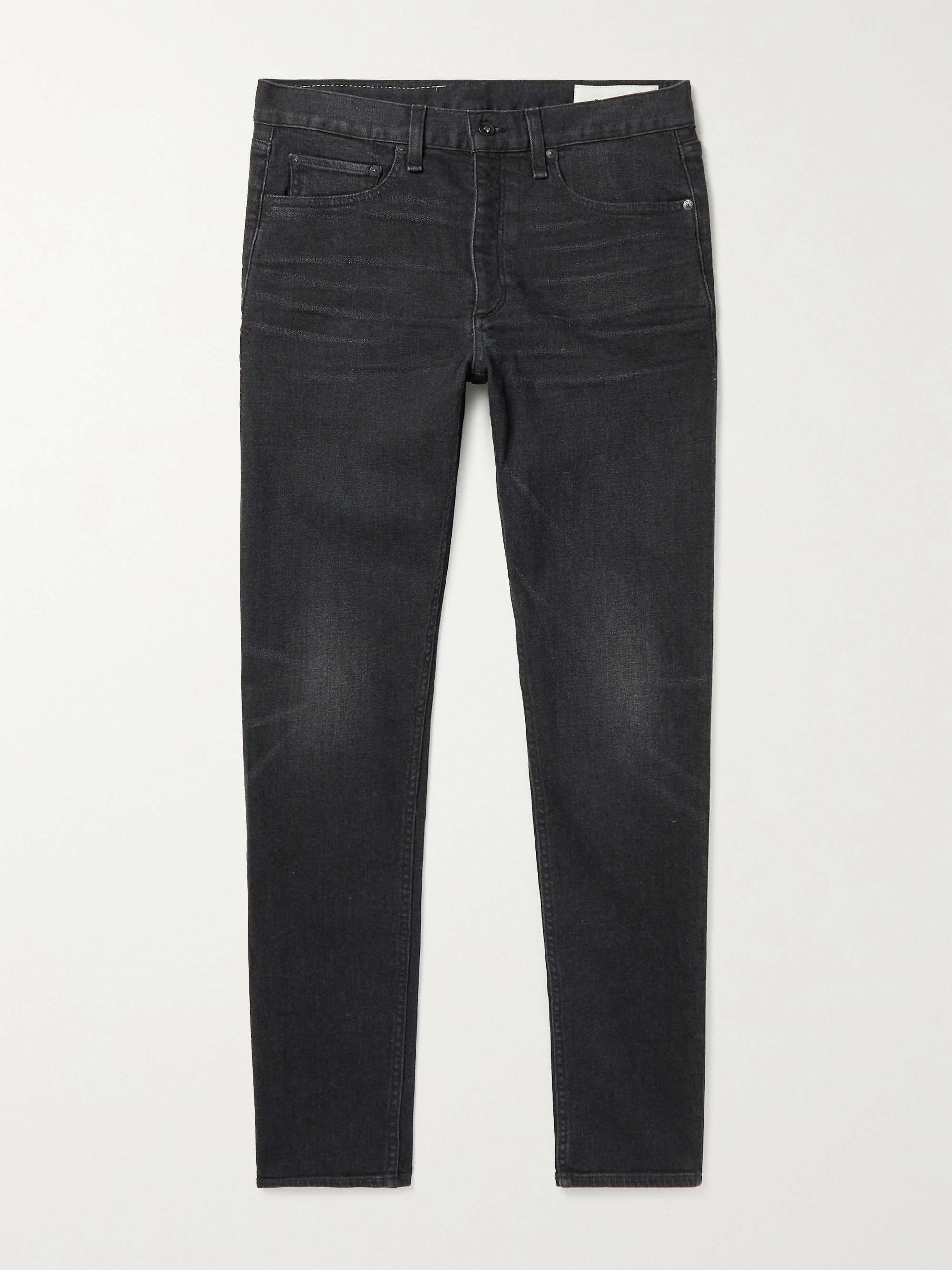 RAG & BONE Straight-Leg Stretch Cotton and Cashmere-Blend Jeans