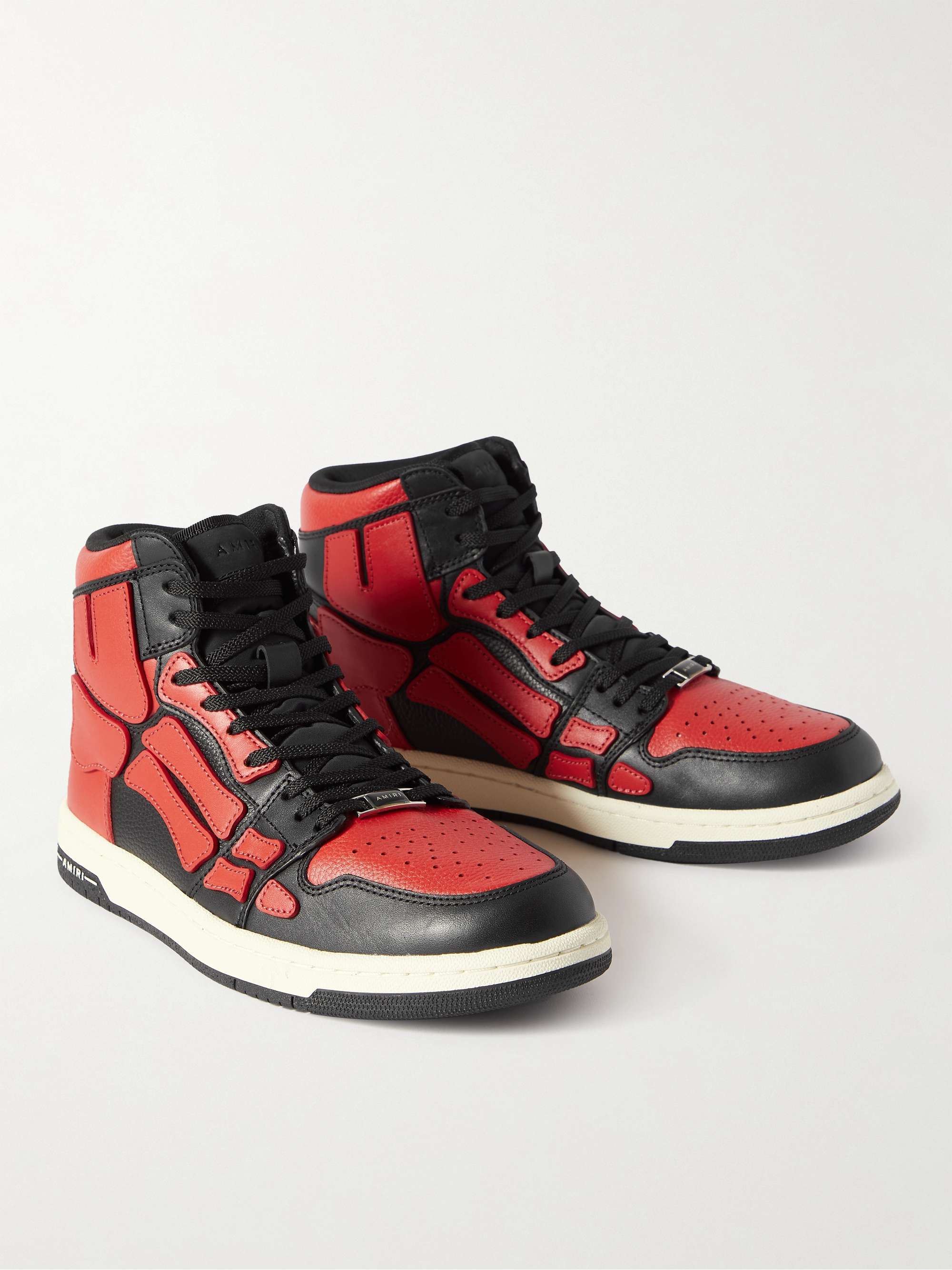 mrporter.com | Skel-Top Colour-Block Leather High-Top Sneakers