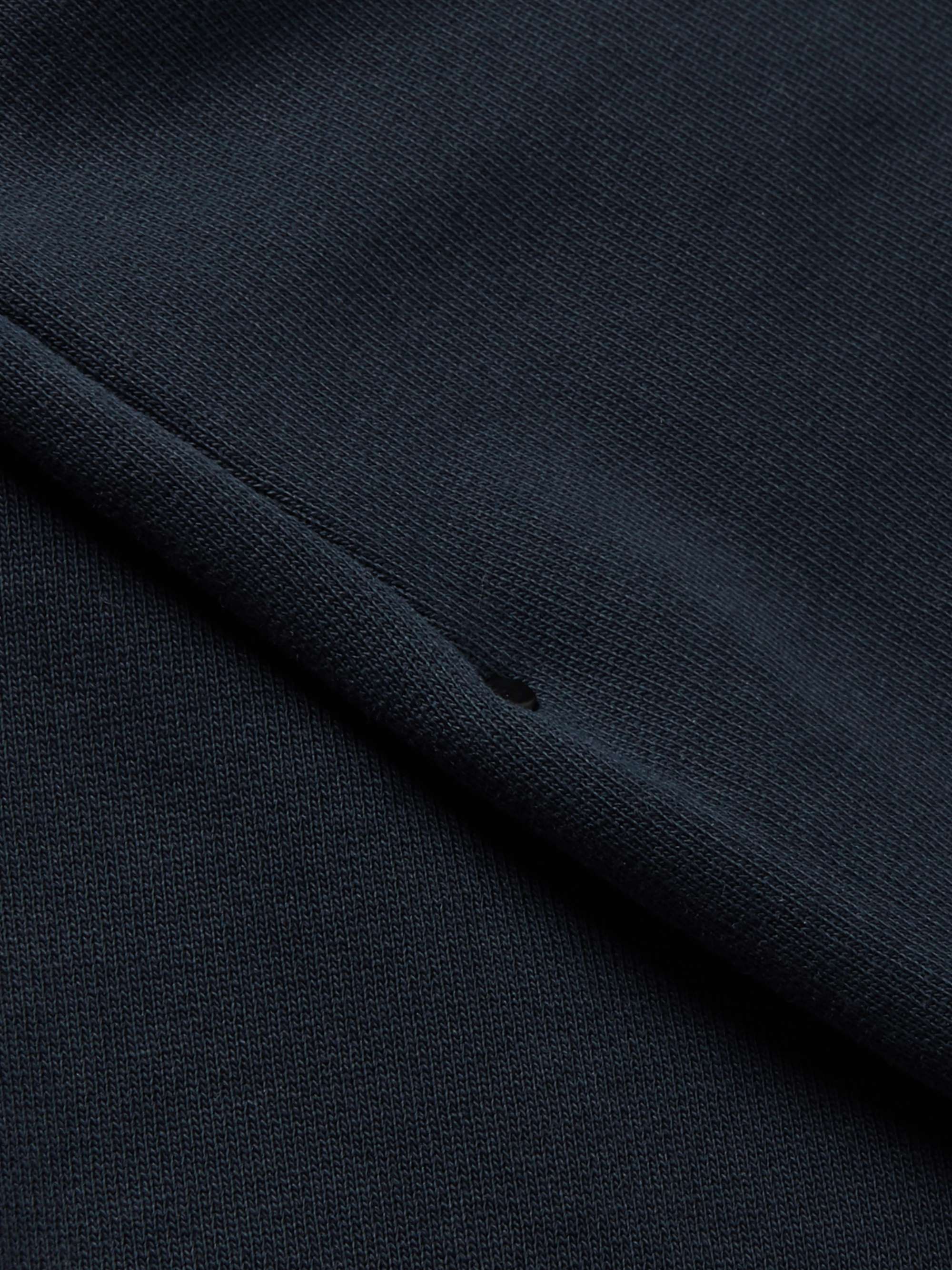 FOLK Rivet Garment-Dyed Loopback Cotton-Jersey Sweatshirt