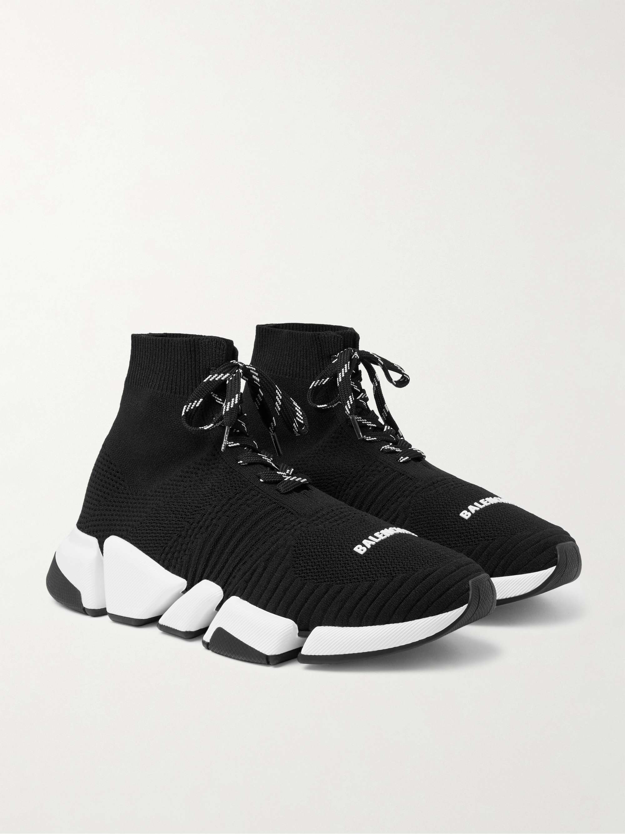BALENCIAGA Speed 2.0 Stretch-Knit Sneakers