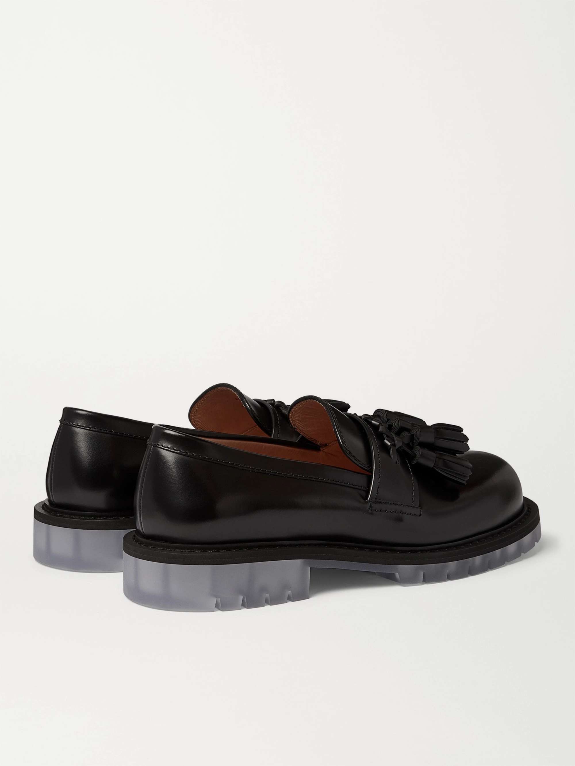 BOTTEGA VENETA Polished-Leather Tasselled Loafers