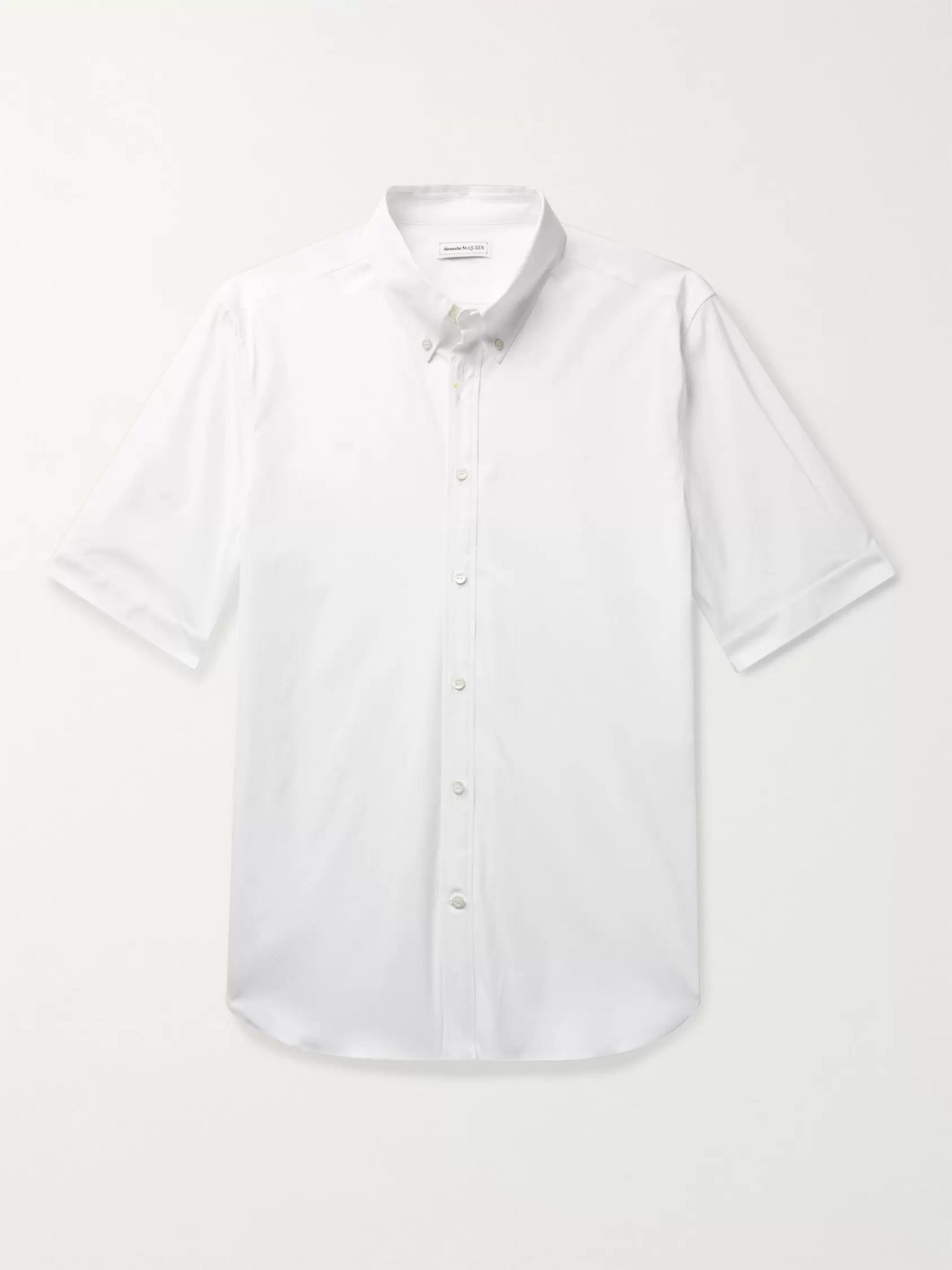alexander mcqueen white shirt