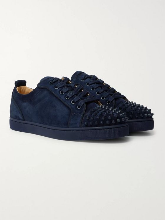 christian louboutin blue suede shoes
