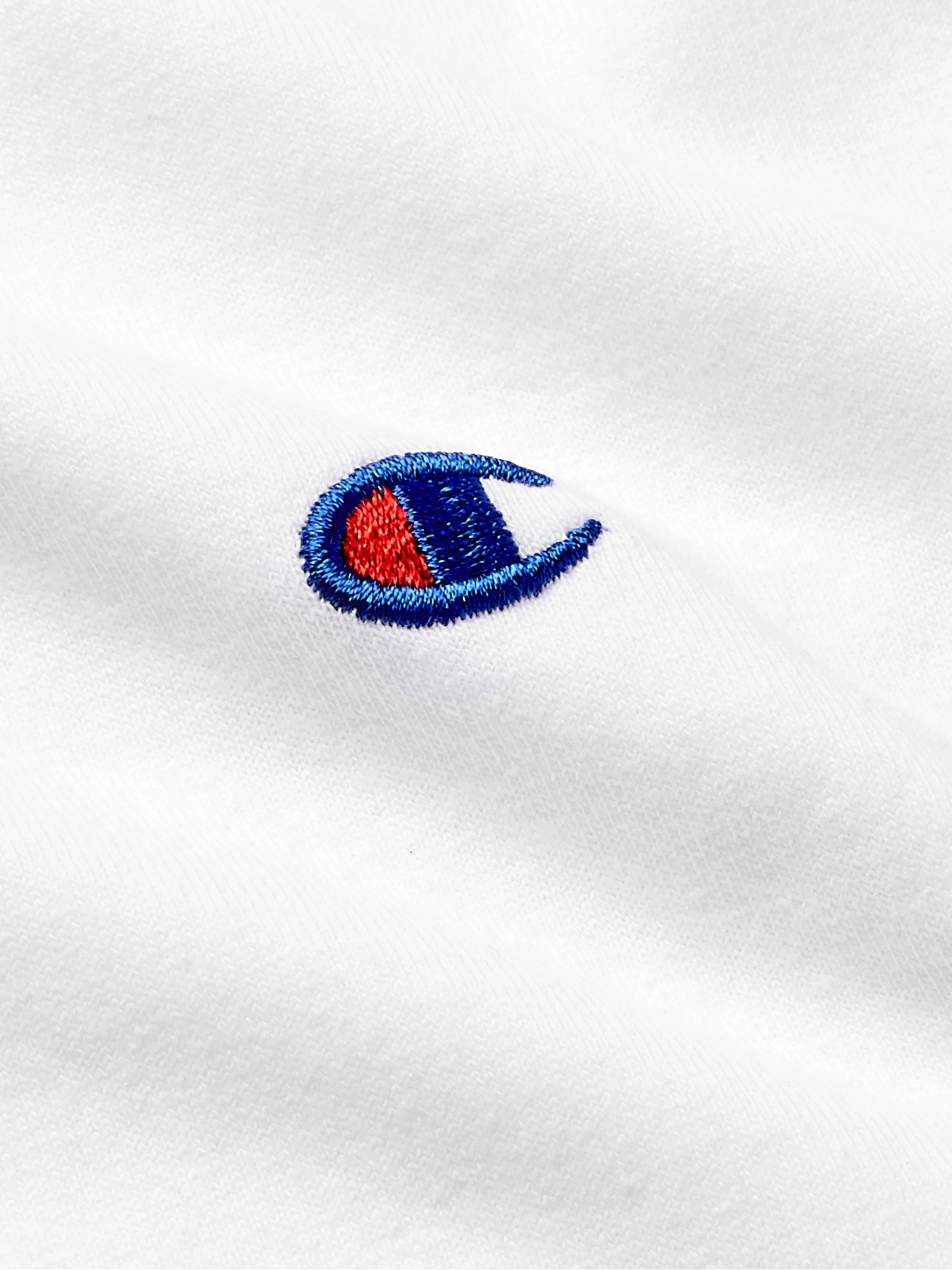 CHAMPION Logo-Embroidered Cotton-Jersey T-Shirt